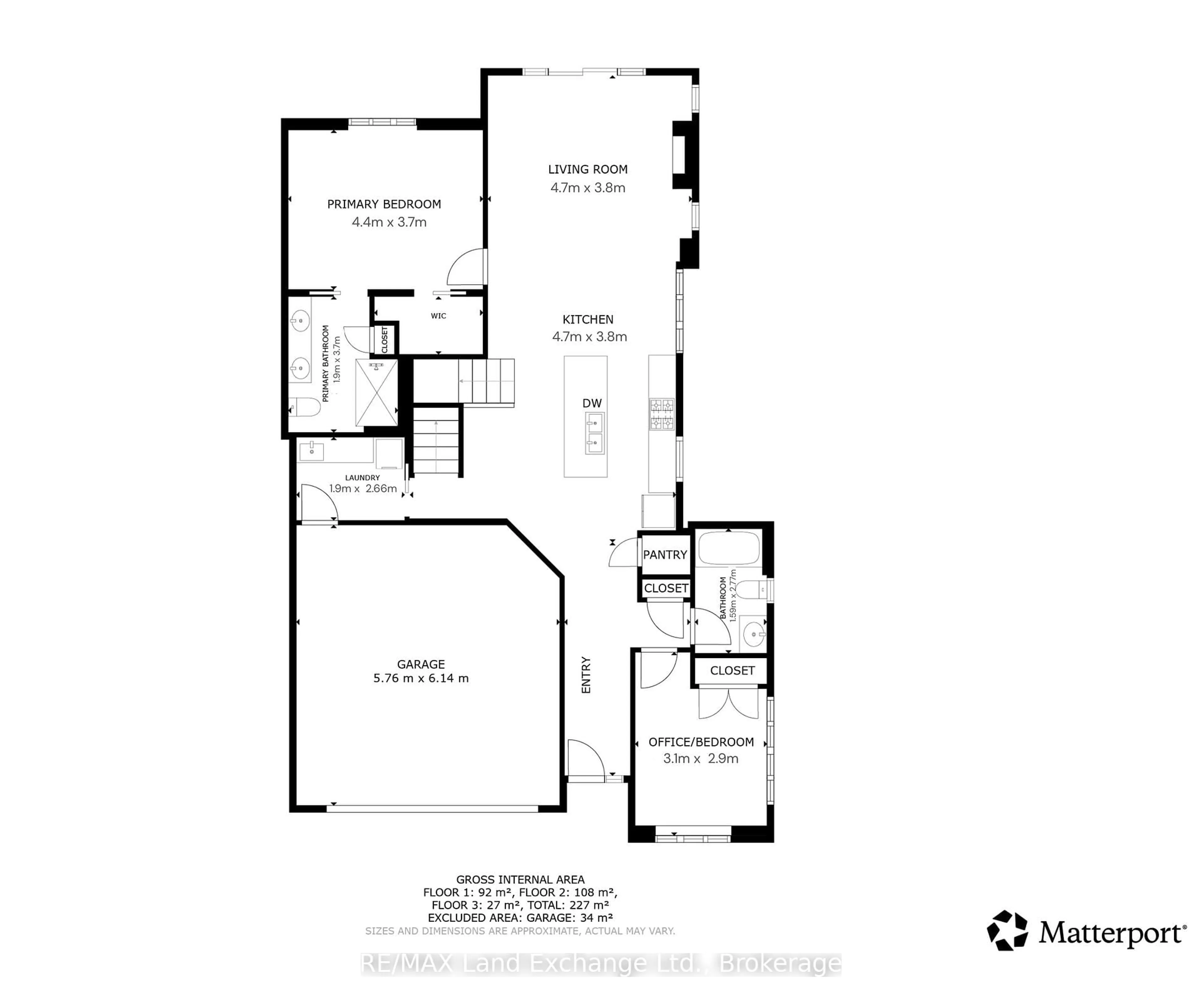 Floor plan for 2 Fairway Lane #1, Saugeen Shores Ontario N0H 2C3