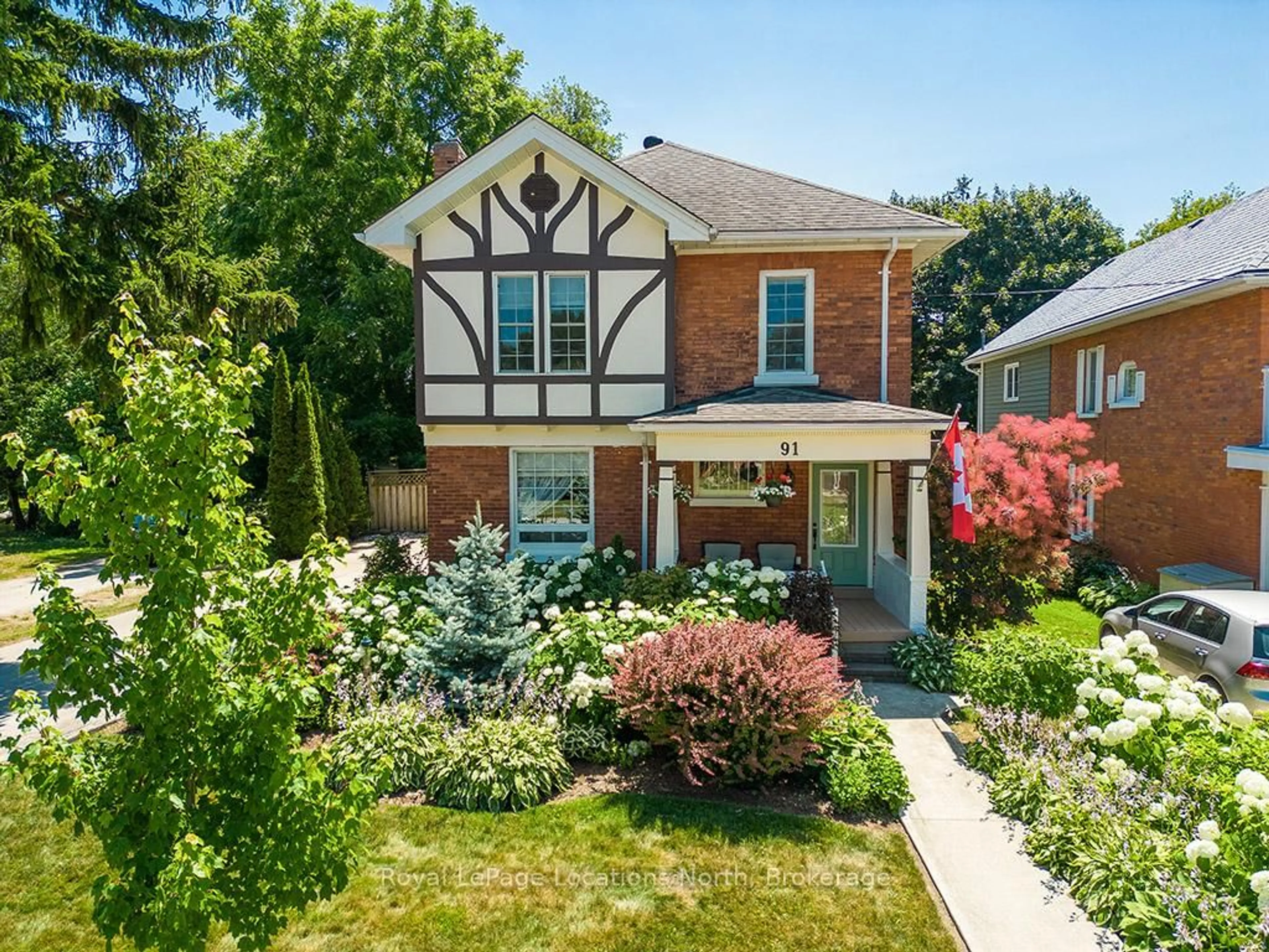 Home with brick exterior material, street for 91 BRIDGE St, Meaford Ontario N4L 1B8