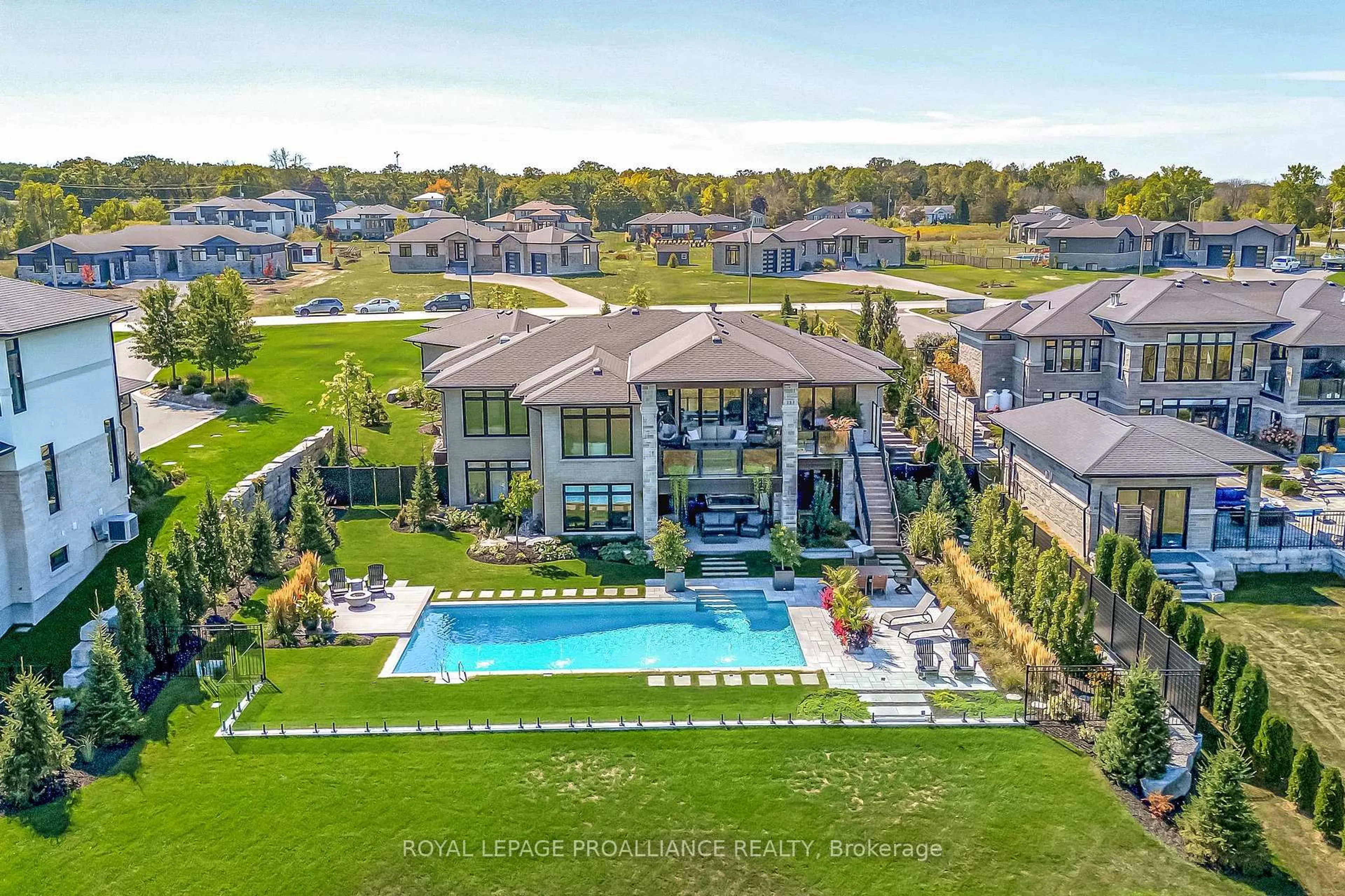 A pic from outside/outdoor area/front of a property/back of a property/a pic from drone, unknown for 77 Navigation Dr, Prince Edward County Ontario K0K 1H0