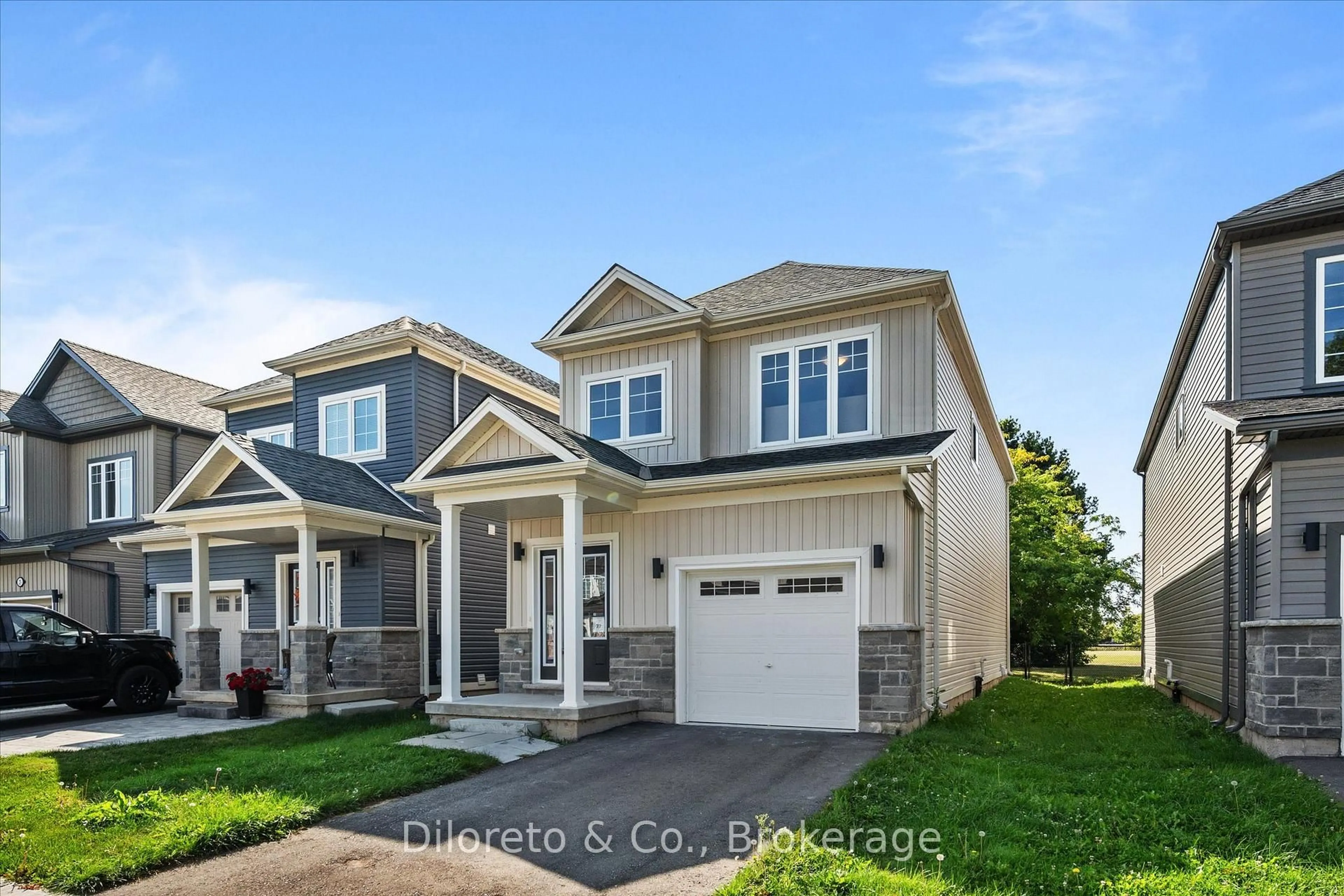 Home with vinyl exterior material, street for 29 Bromley Dr, St. Catharines Ontario L2M 0C9