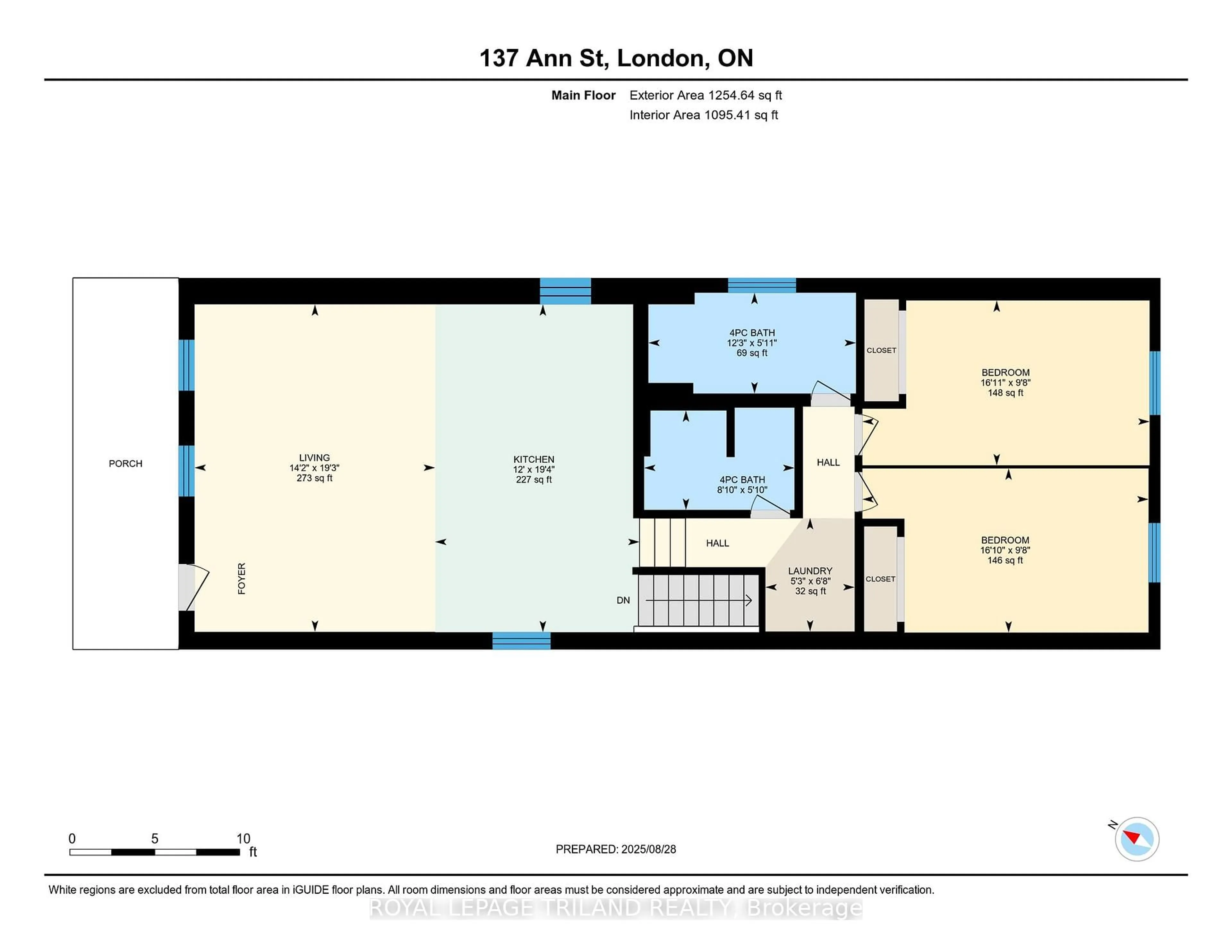 Floor plan for 137 Ann St, London East Ontario N6A 1R2