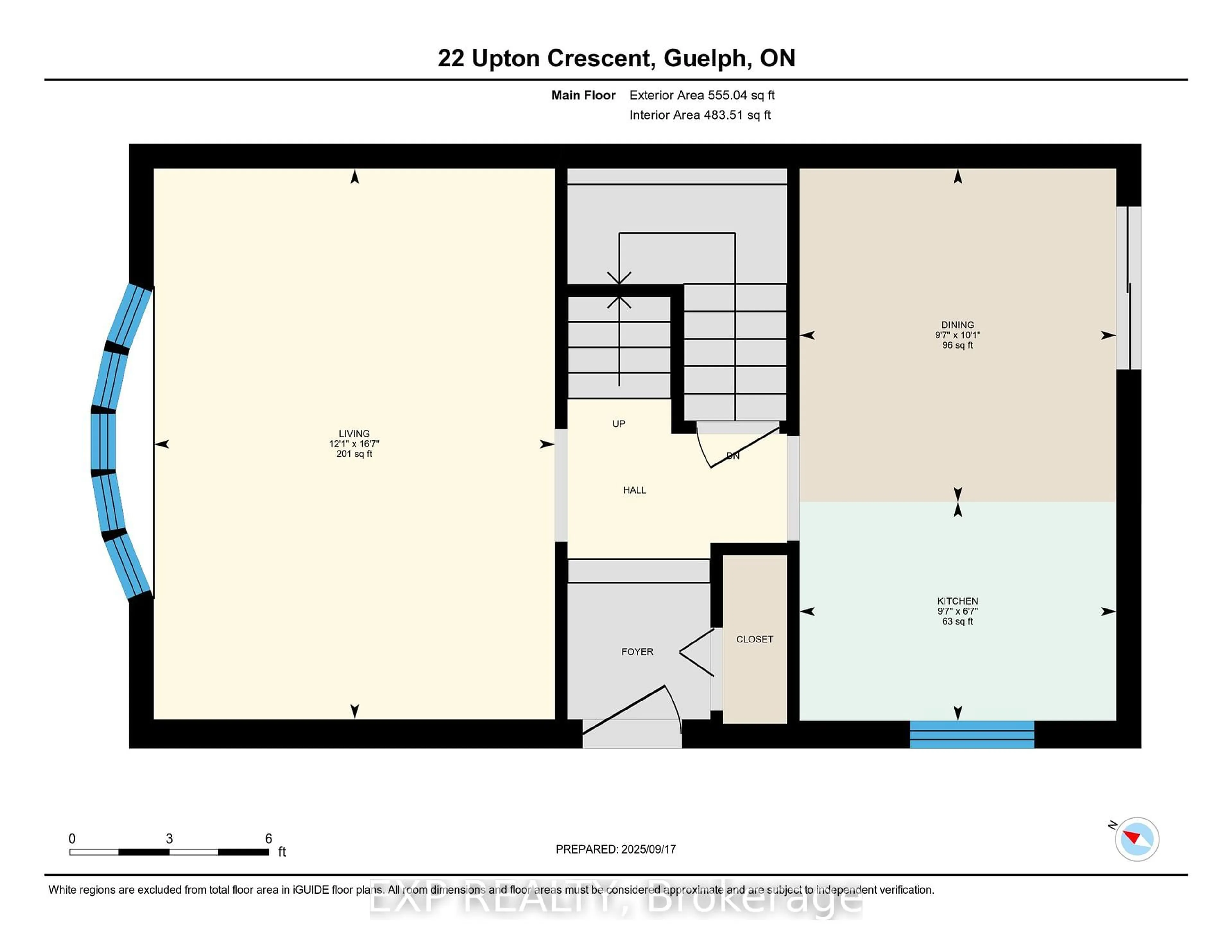 Floor plan for 22 Upton Cres, Guelph Ontario N1E 6P3
