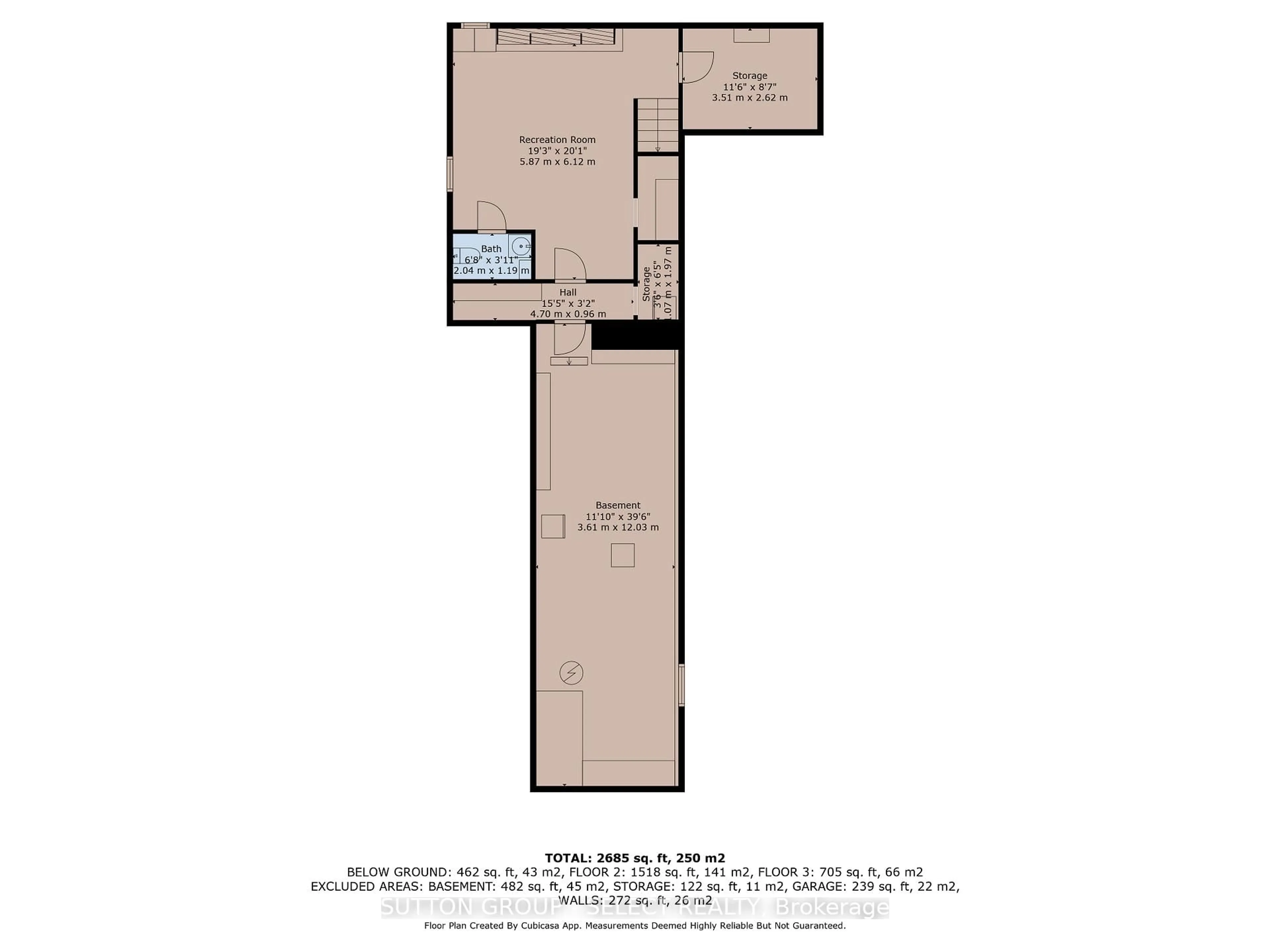 Floor plan for 930 WELLINGTON St, London East Ontario N6A 3S9