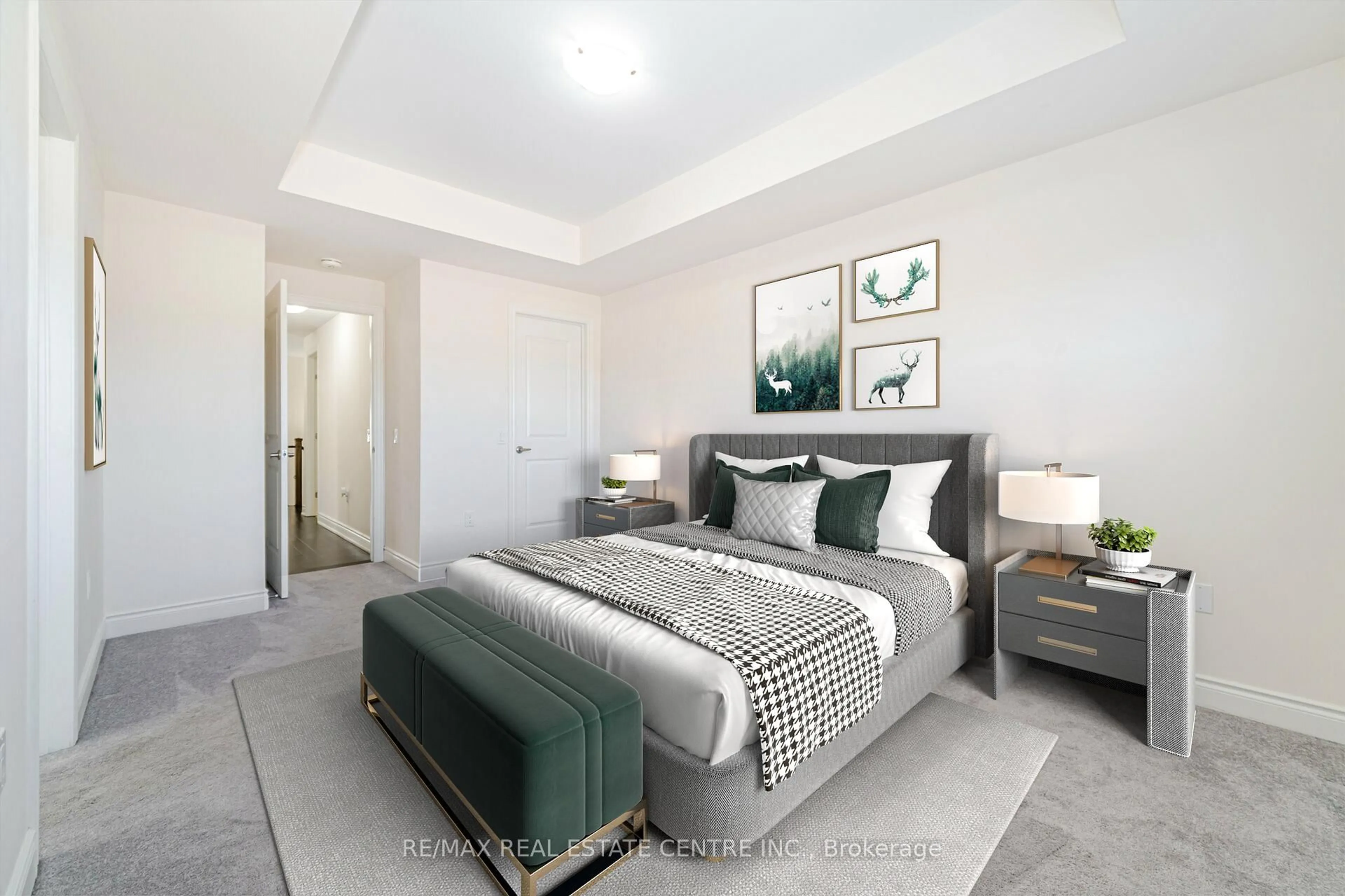 Bedroom with bed, unknown for 84 Heming Tr, Hamilton Ontario L9K 0H8