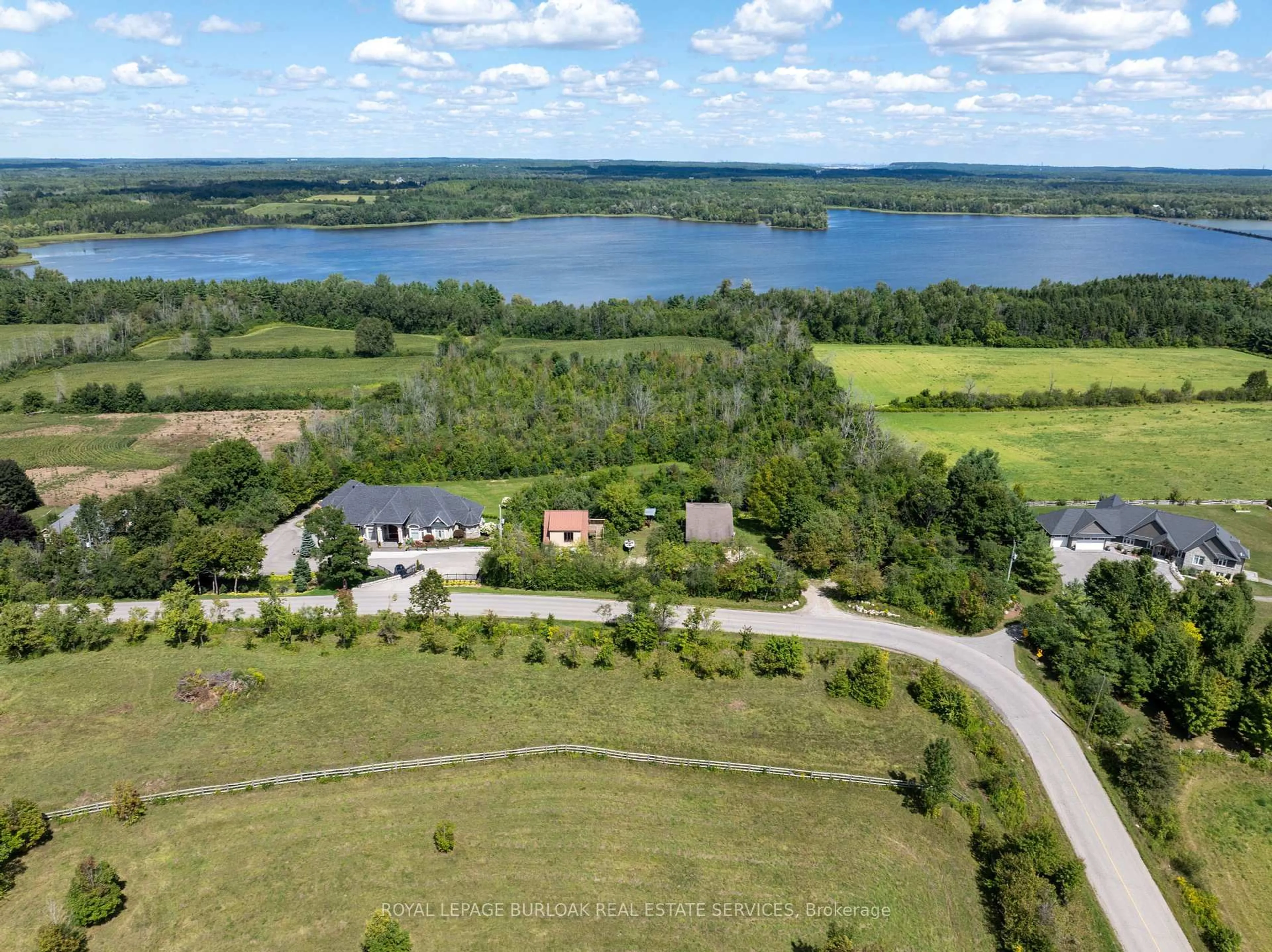 A pic from outside/outdoor area/front of a property/back of a property/a pic from drone, water/lake/river/ocean view for 4053 Watson Rd, Puslinch Ontario N0B 2J0