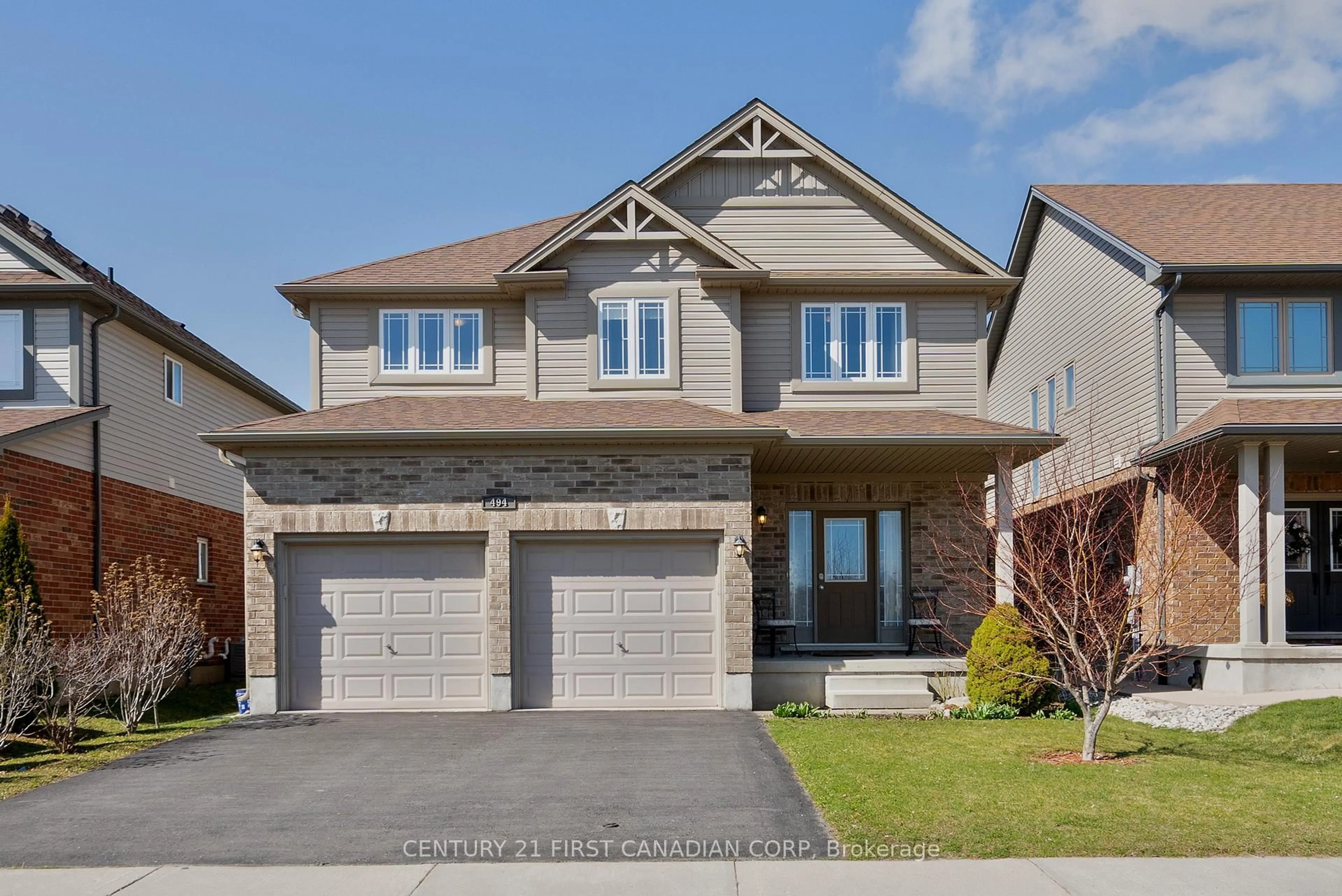 Home with brick exterior material, street for 494 BLACKACRES Blvd, London North Ontario N6G 0J6