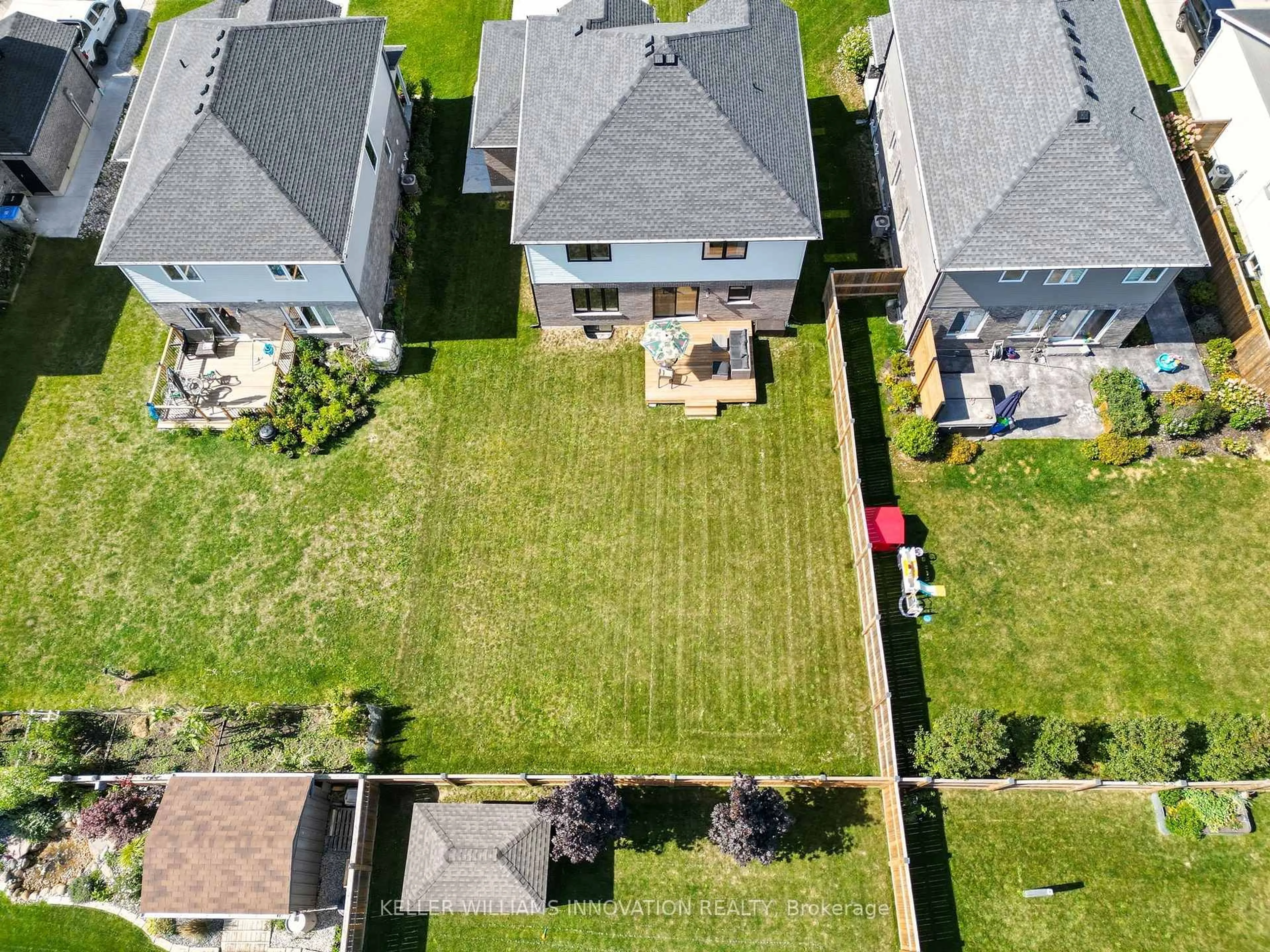 A pic from outside/outdoor area/front of a property/back of a property/a pic from drone, street for 97 Forbes Cres, North Perth Ontario N4W 0B8
