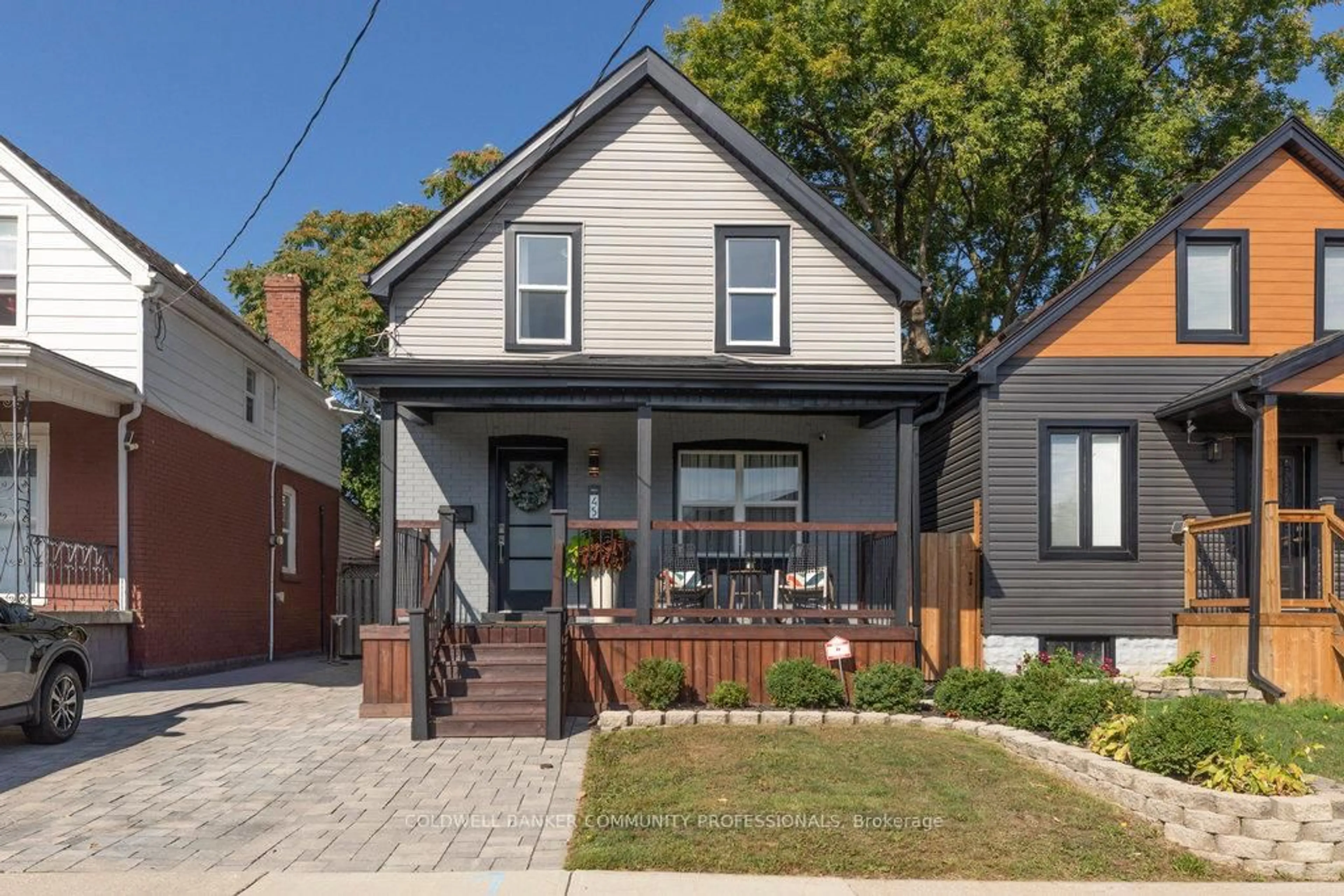 Home with brick exterior material, street for 45 Tragina Ave, Hamilton Ontario L8H 5C4