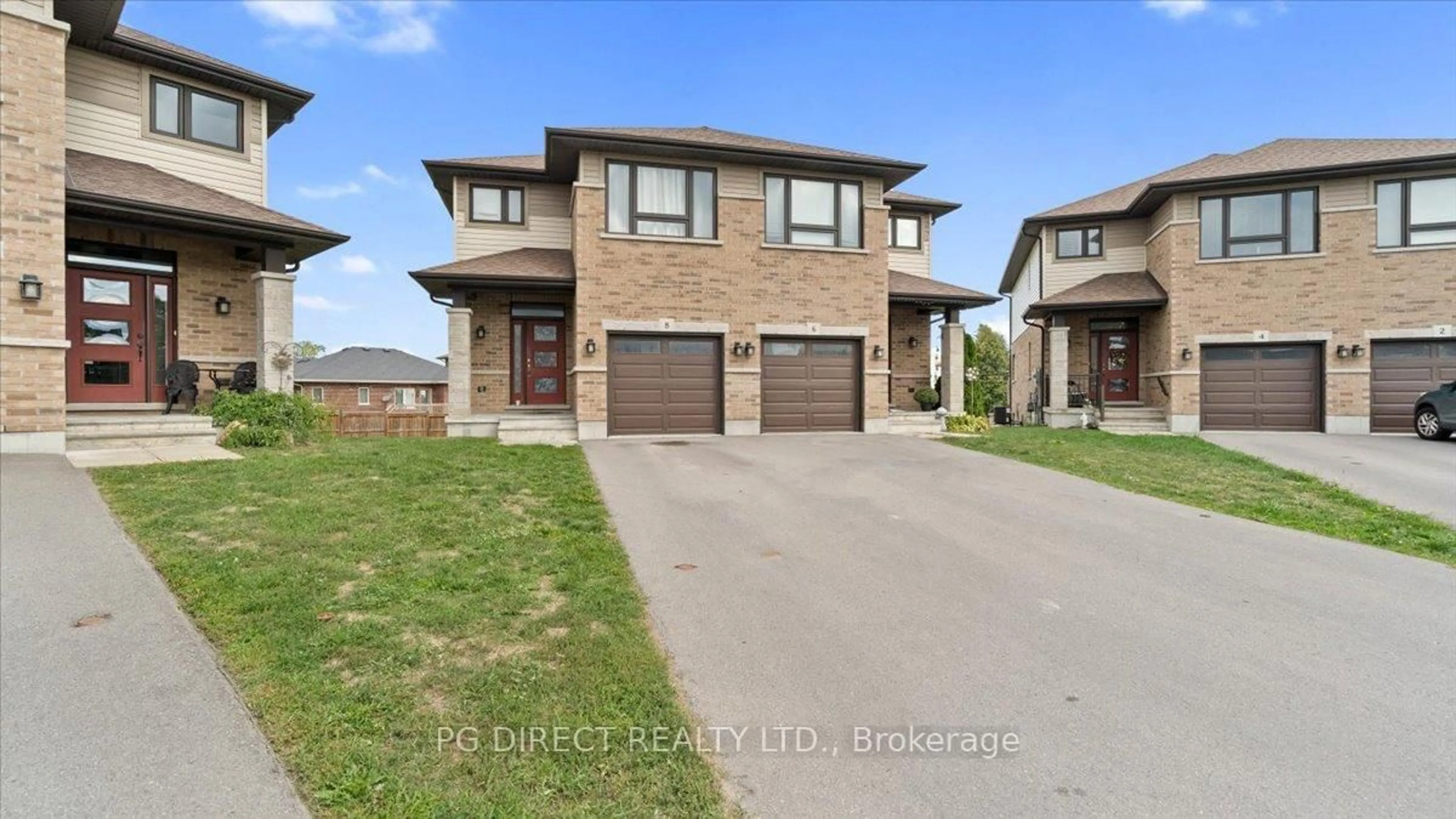 Home with brick exterior material, street for 8 Ledgerock Crt, Quinte West Ontario K8R 1G3