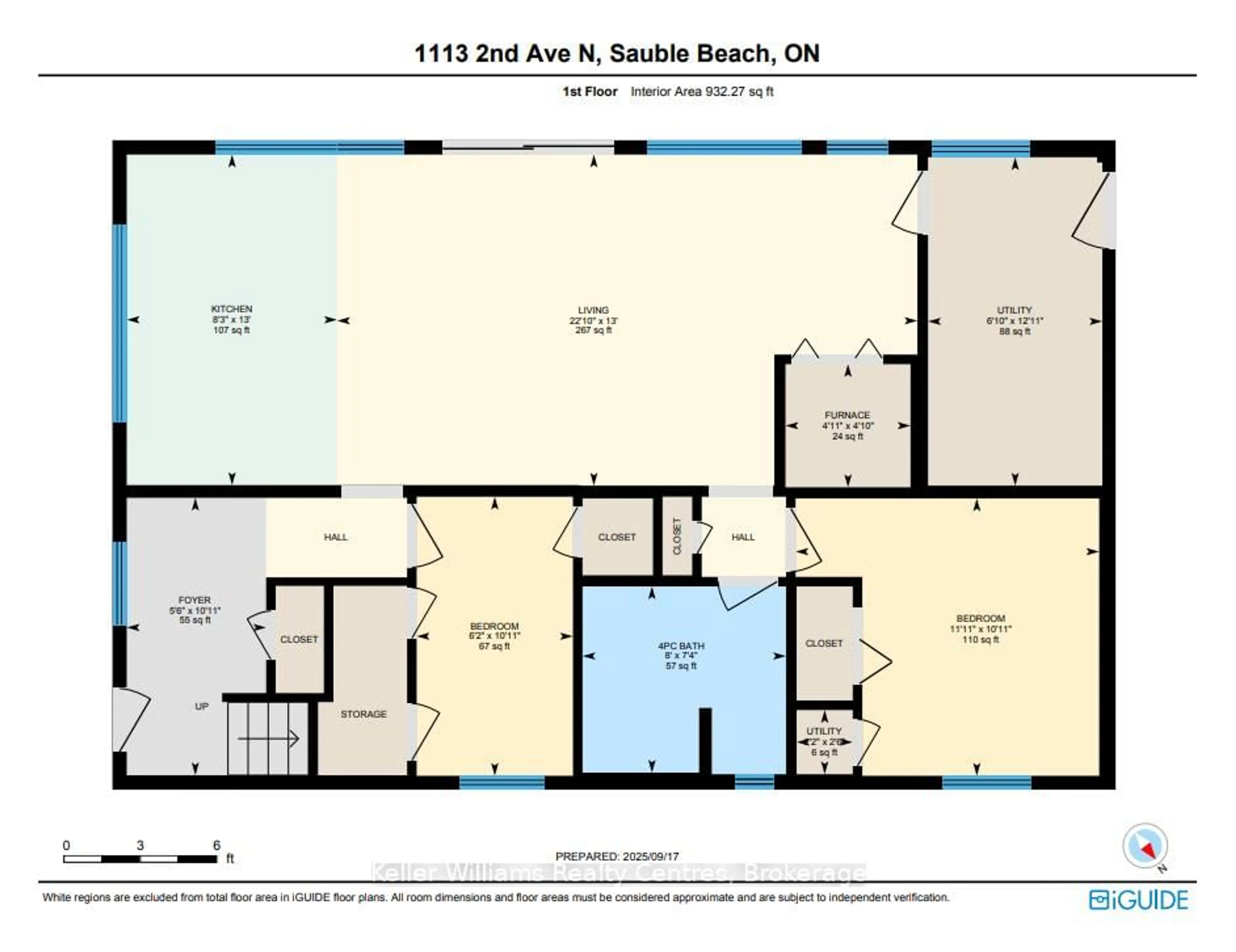 Floor plan for 1113 Second Ave, South Bruce Peninsula Ontario N0H 2G0
