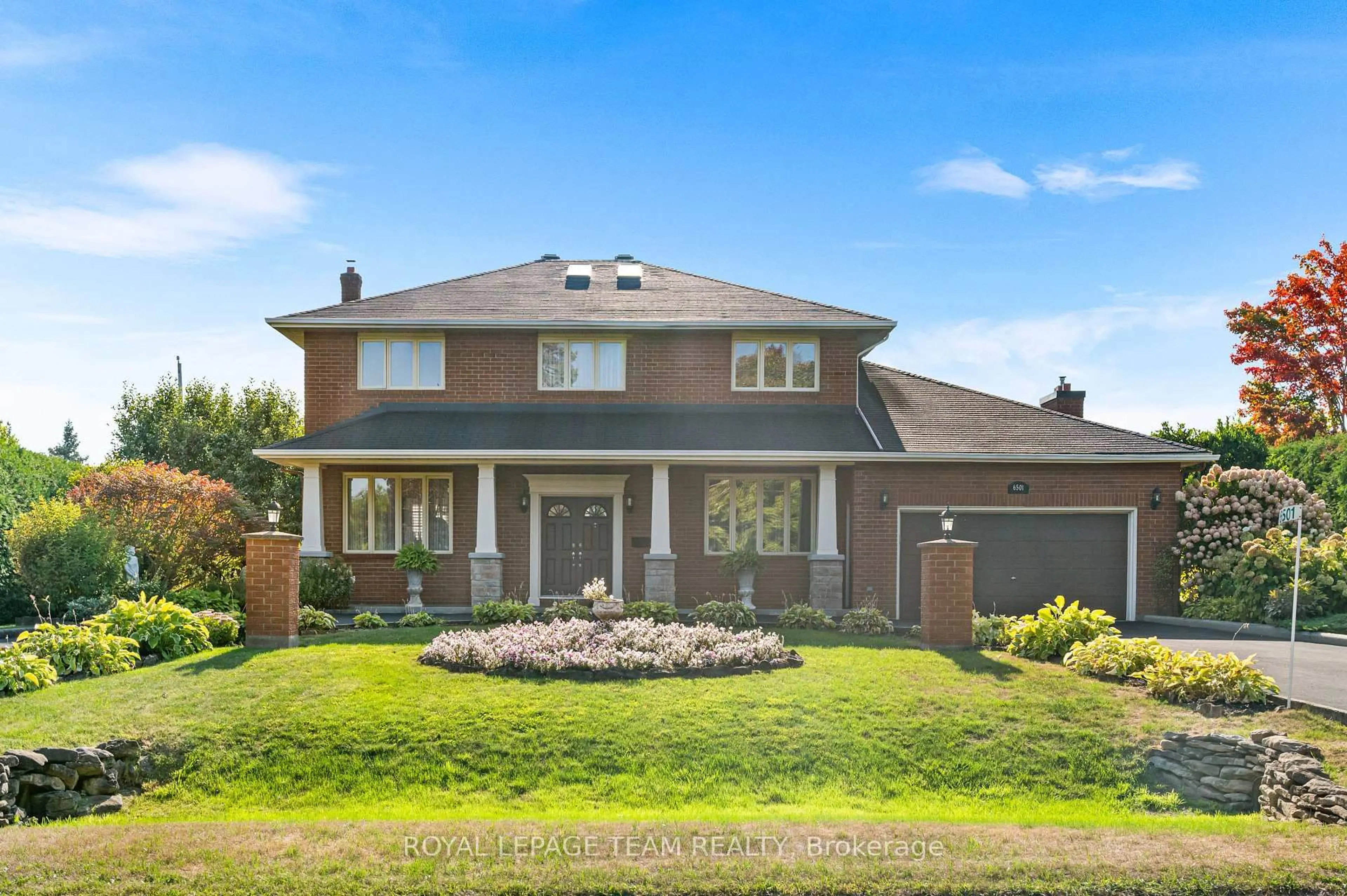 Home with brick exterior material, street for 6501 Wellwood St, Greely Ontario K4P 1G2