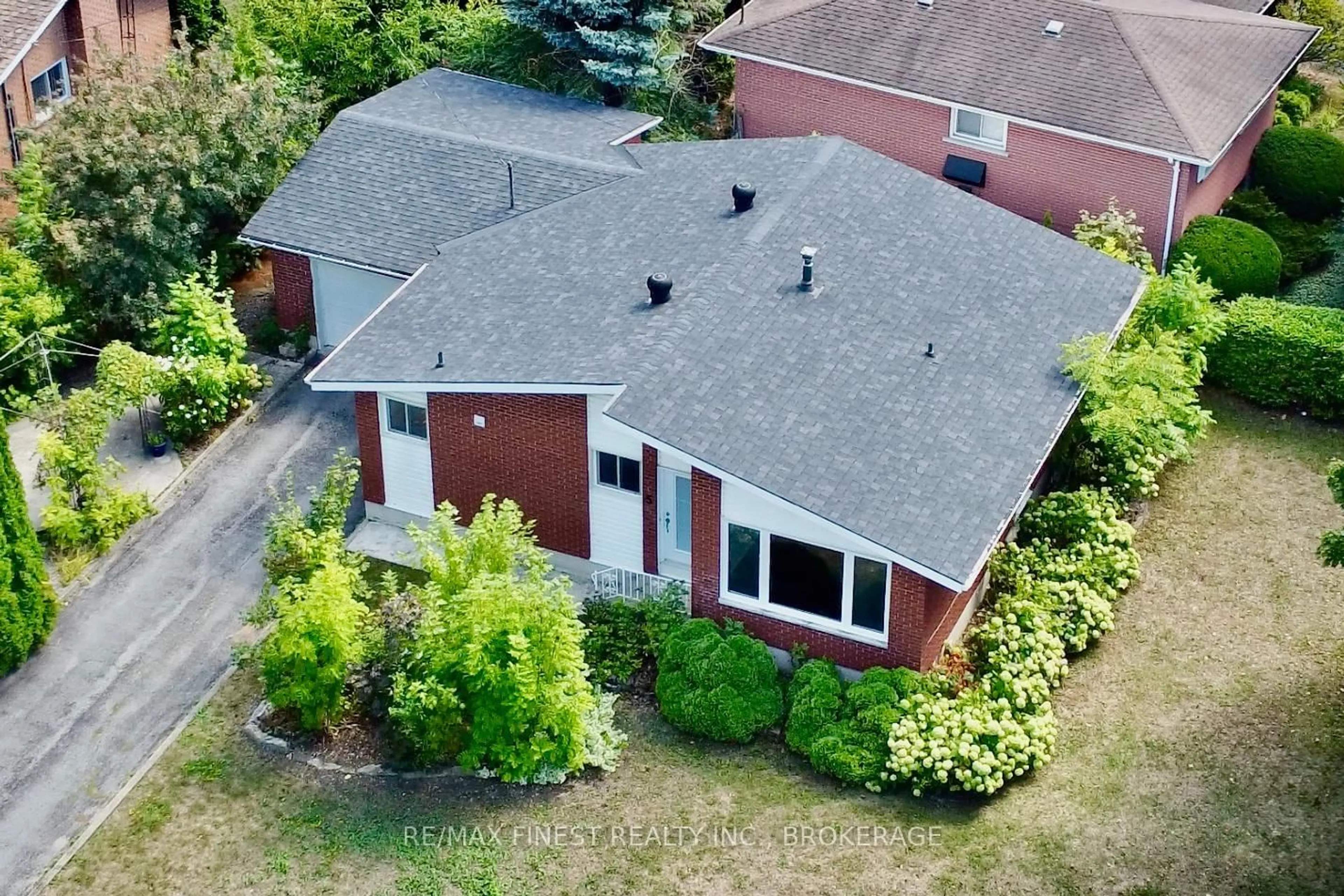 A pic from outside/outdoor area/front of a property/back of a property/a pic from drone, street for 5 Michael Grass Cres, Kingston Ontario K7M 2W2