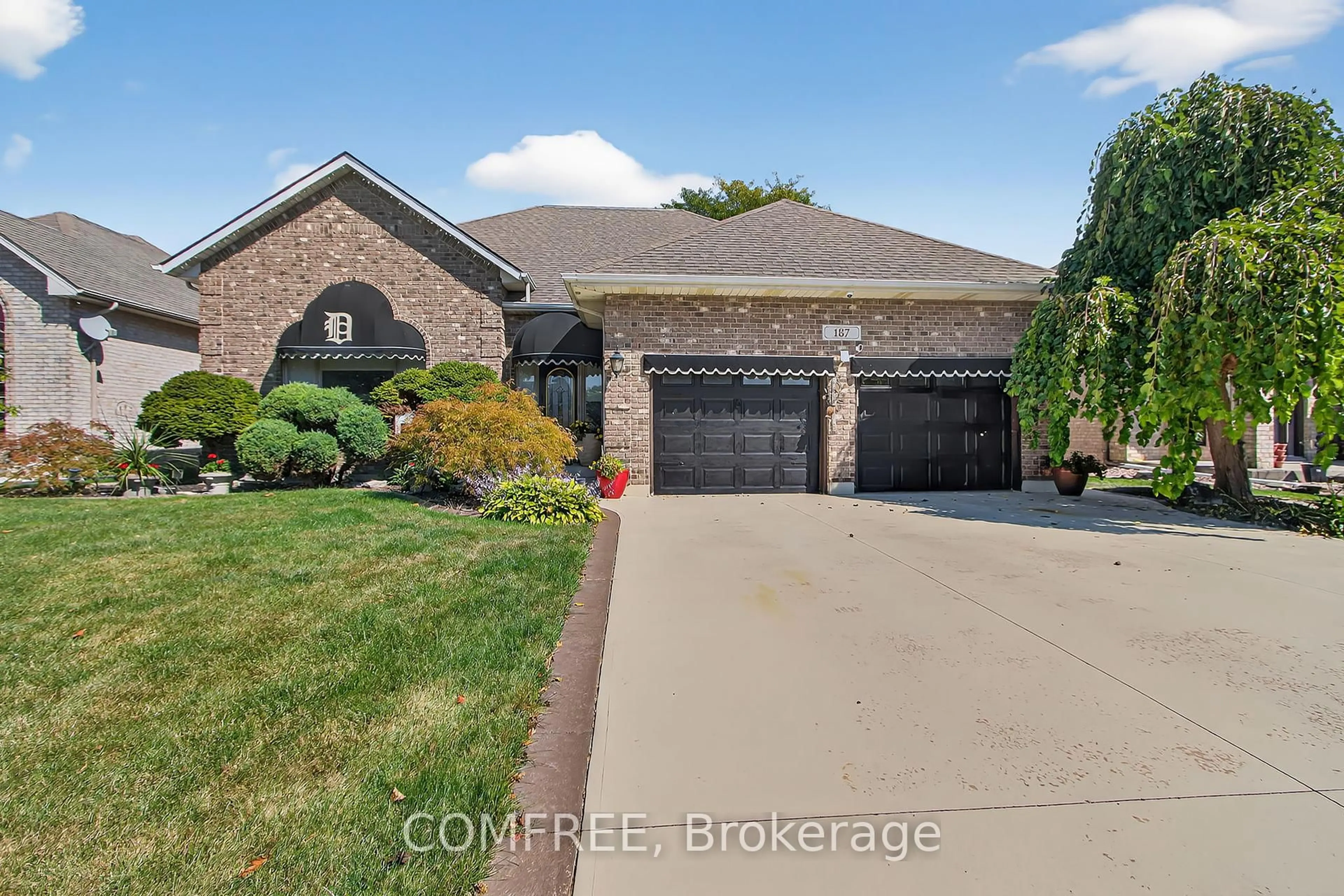 Home with brick exterior material, street for 187 Terra Lou Dr, Lakeshore Ontario N0R 1A0