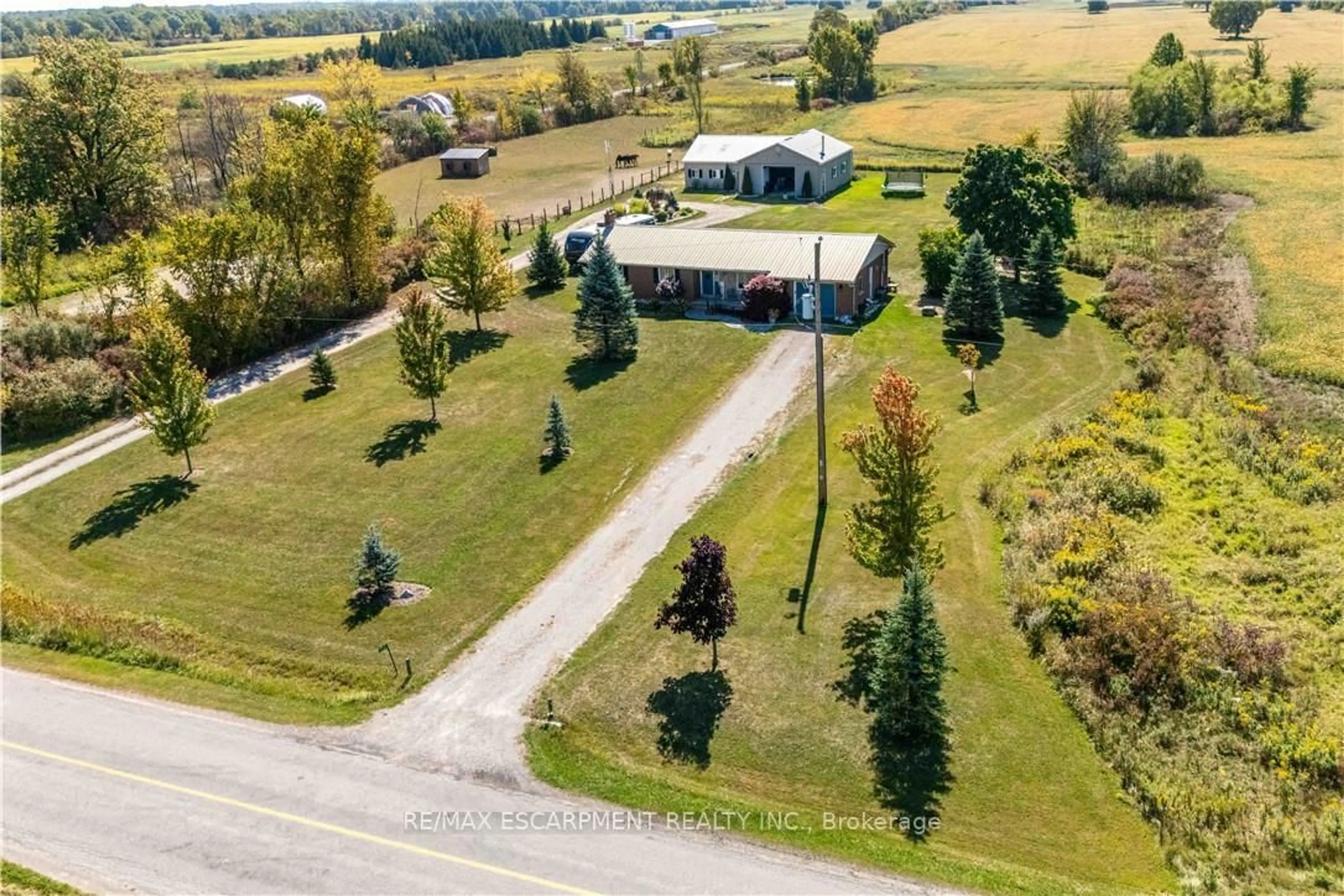 A pic from outside/outdoor area/front of a property/back of a property/a pic from drone, unknown for 558 Indiana Rd, Haldimand Ontario N0A 1C0
