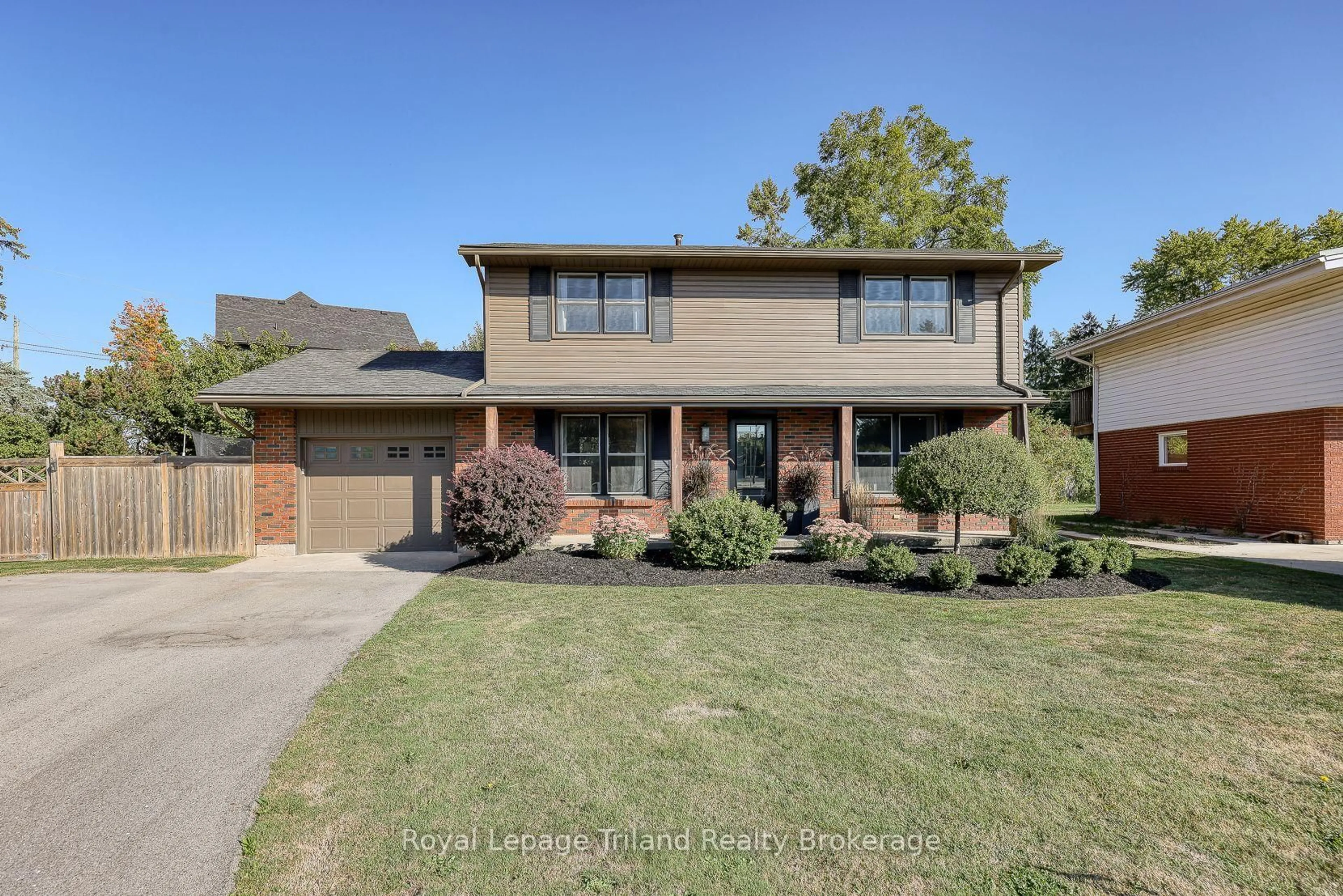 Home with brick exterior material, street for 1 Brickwood Blvd, Ingersoll Ontario N5C 3S1