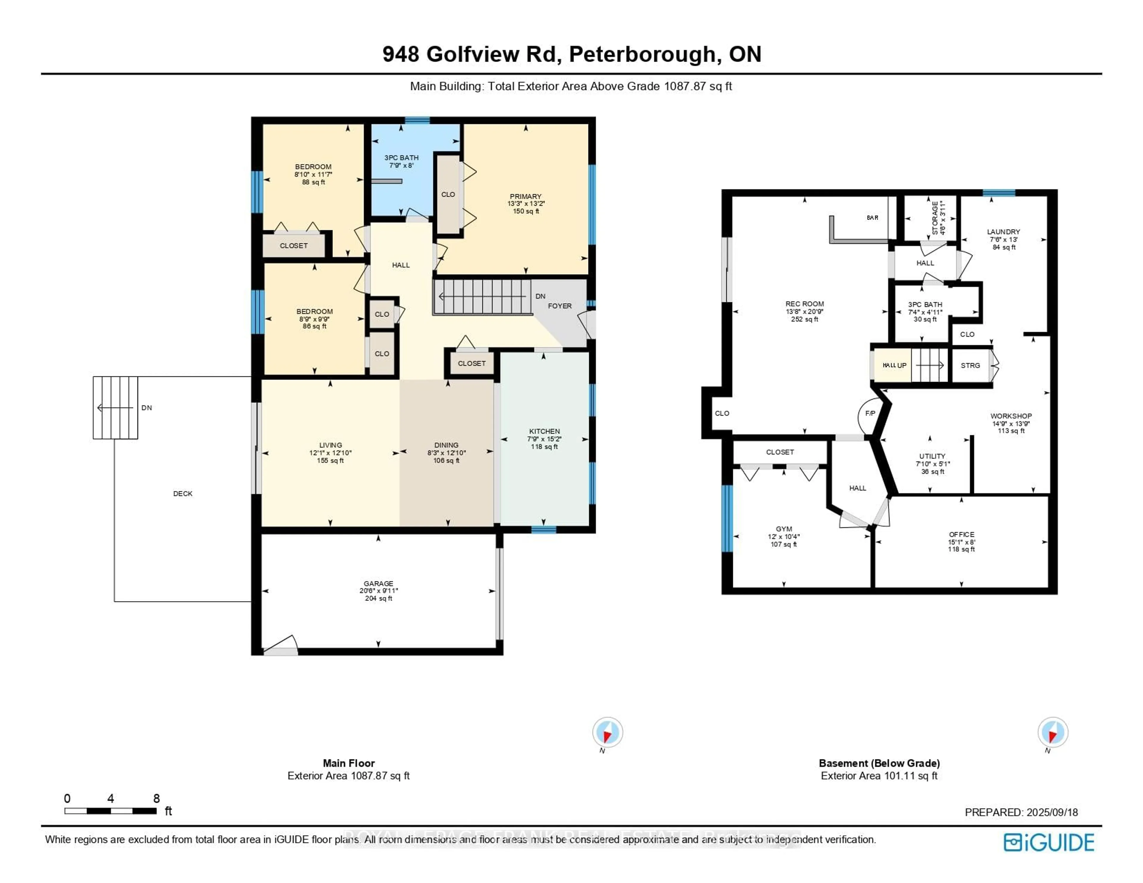 Floor plan for 948 Golfview Rd, Peterborough Ontario K9J 7W4