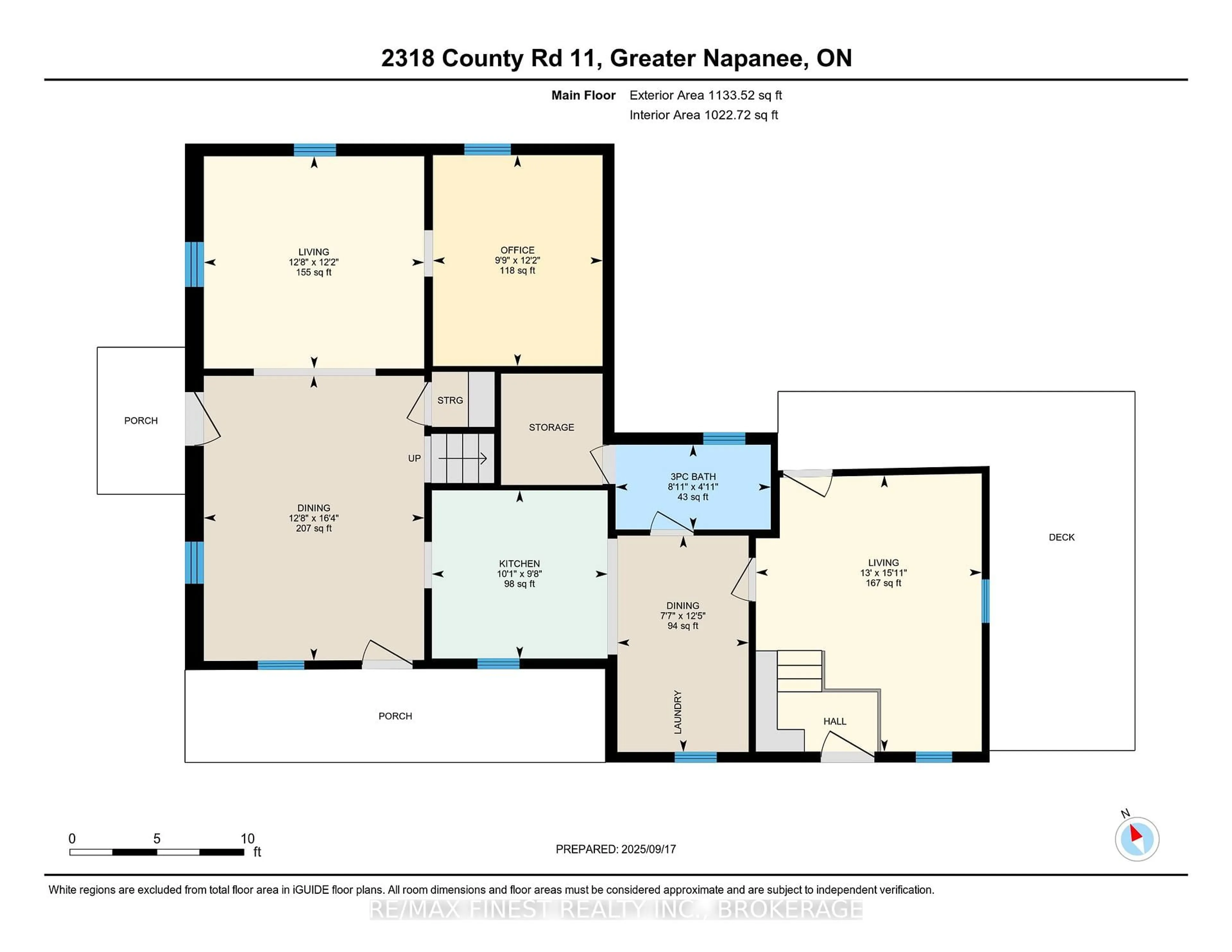 Floor plan for 2318 County Road 11, Greater Napanee Ontario K0K 2Z0