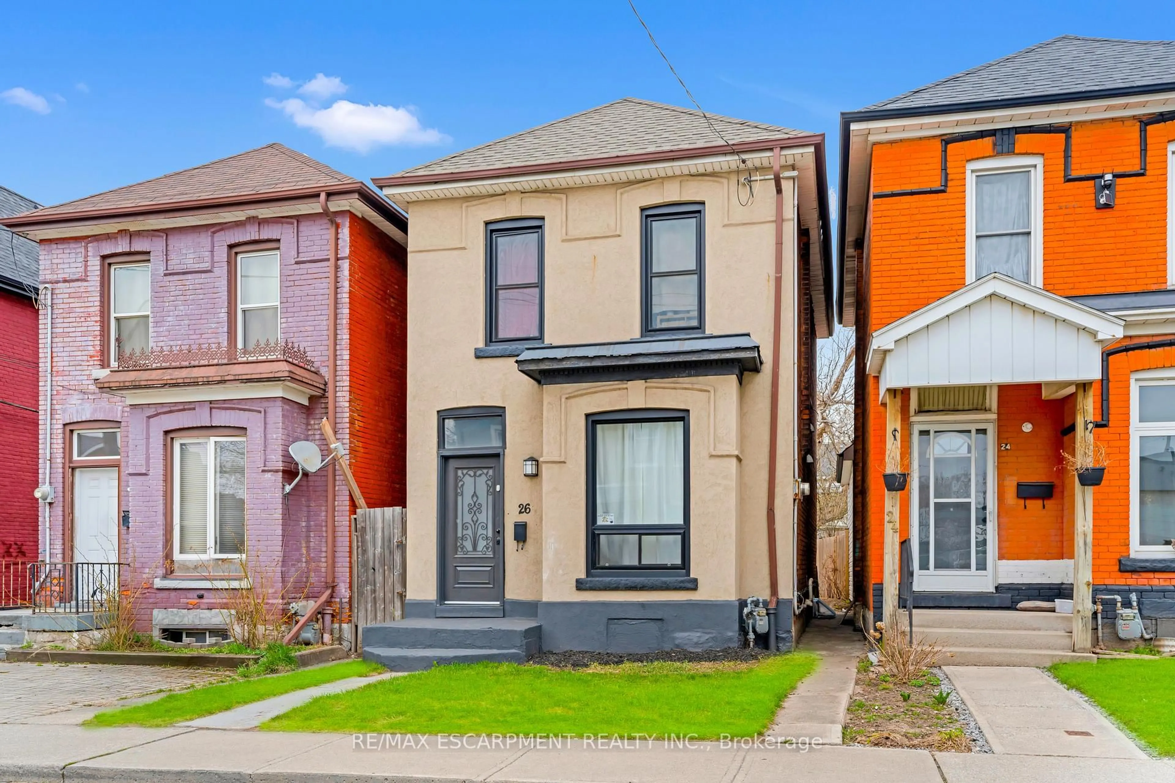 Home with brick exterior material, street for 26 Madison Ave, Hamilton Ontario L8L 5Y3
