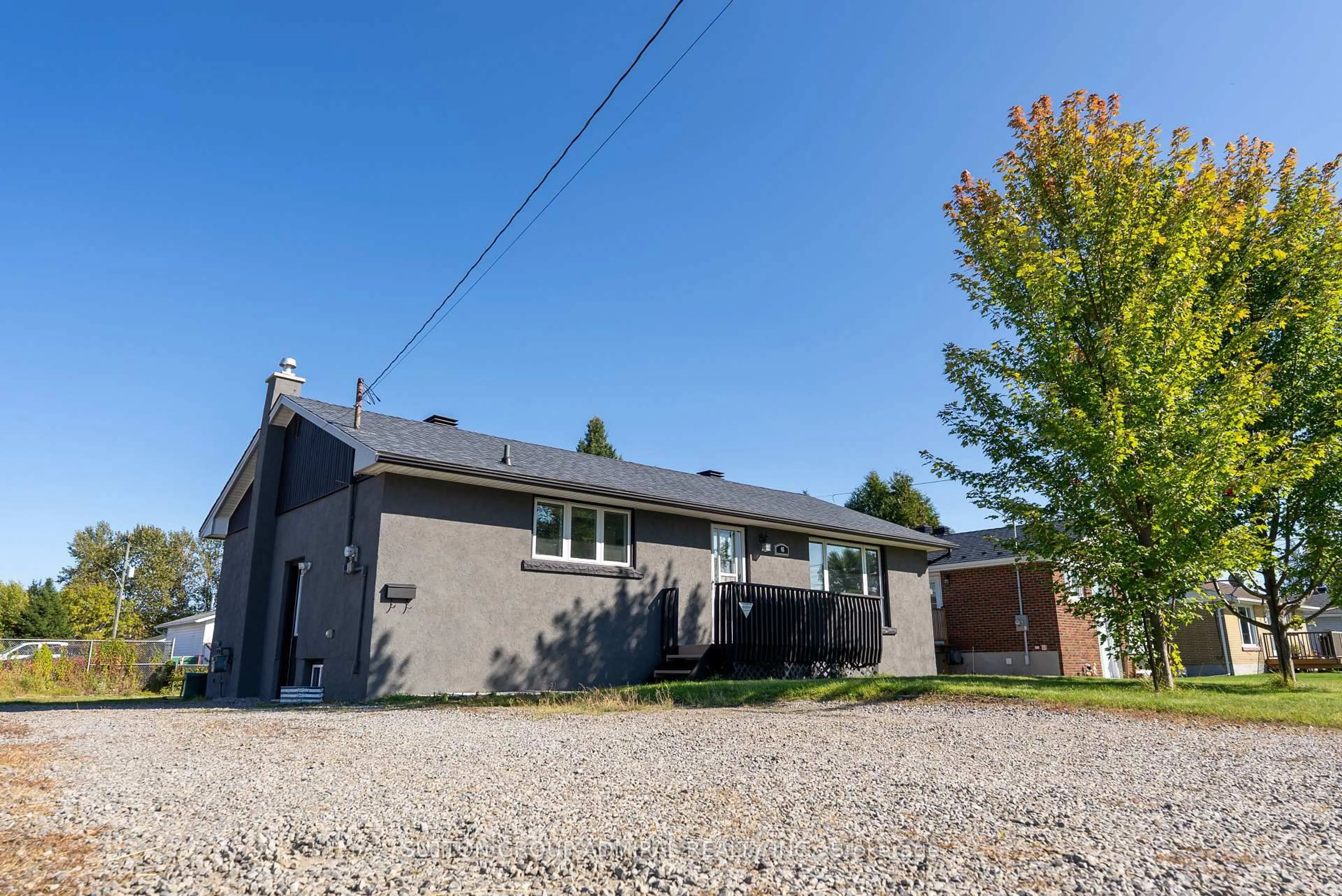A pic from outside/outdoor area/front of a property/back of a property/a pic from drone, street for 46 Charlotte Ave, Greater Sudbury Ontario P0M 1L0