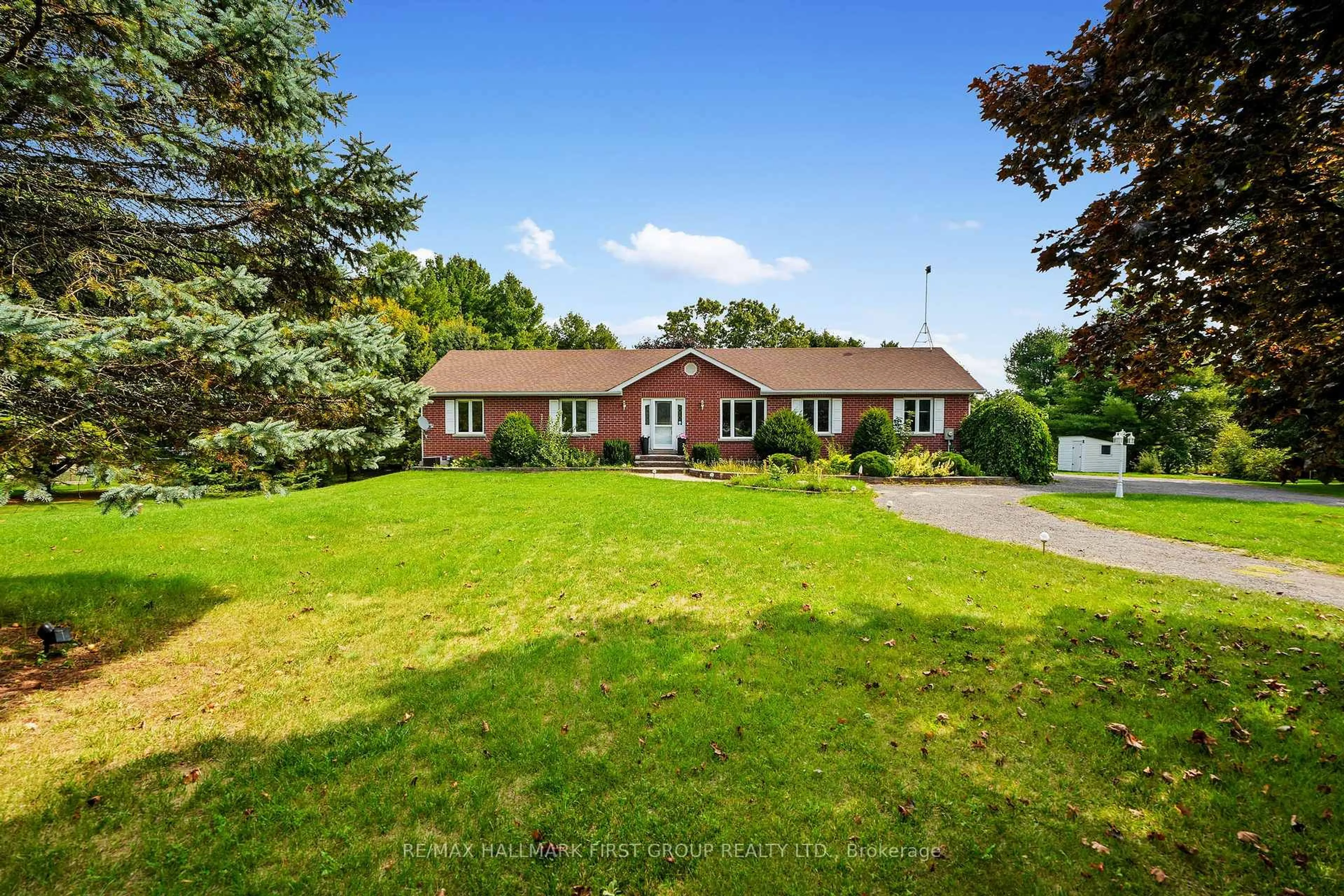 A pic from outside/outdoor area/front of a property/back of a property/a pic from drone, street for 1859 Percy St, Cramahe Ontario K0K 1M0