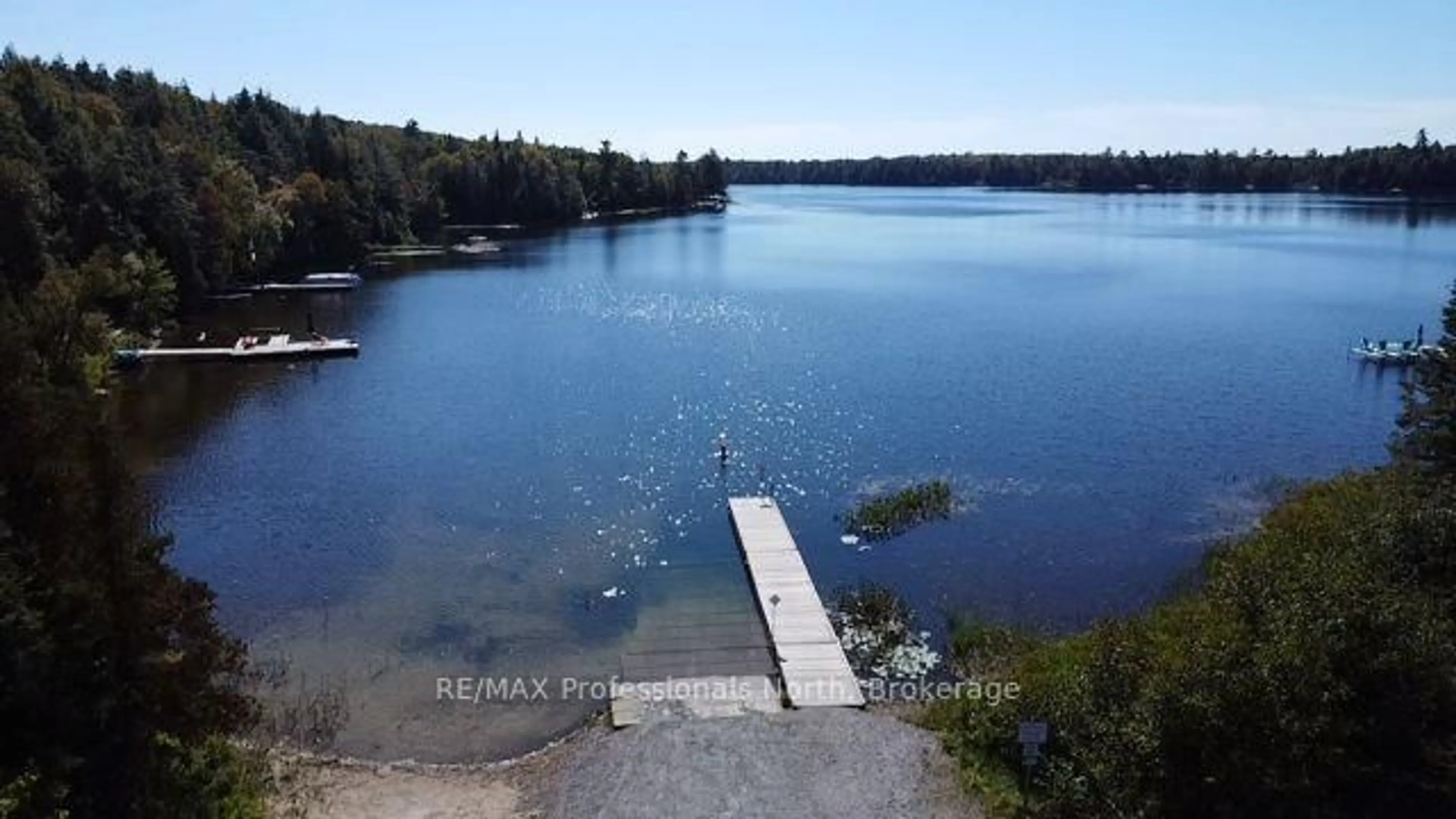 A pic from outside/outdoor area/front of a property/back of a property/a pic from drone, water/lake/river/ocean view for 298 Angus Point Rd, Machar Ontario P0A 1X0