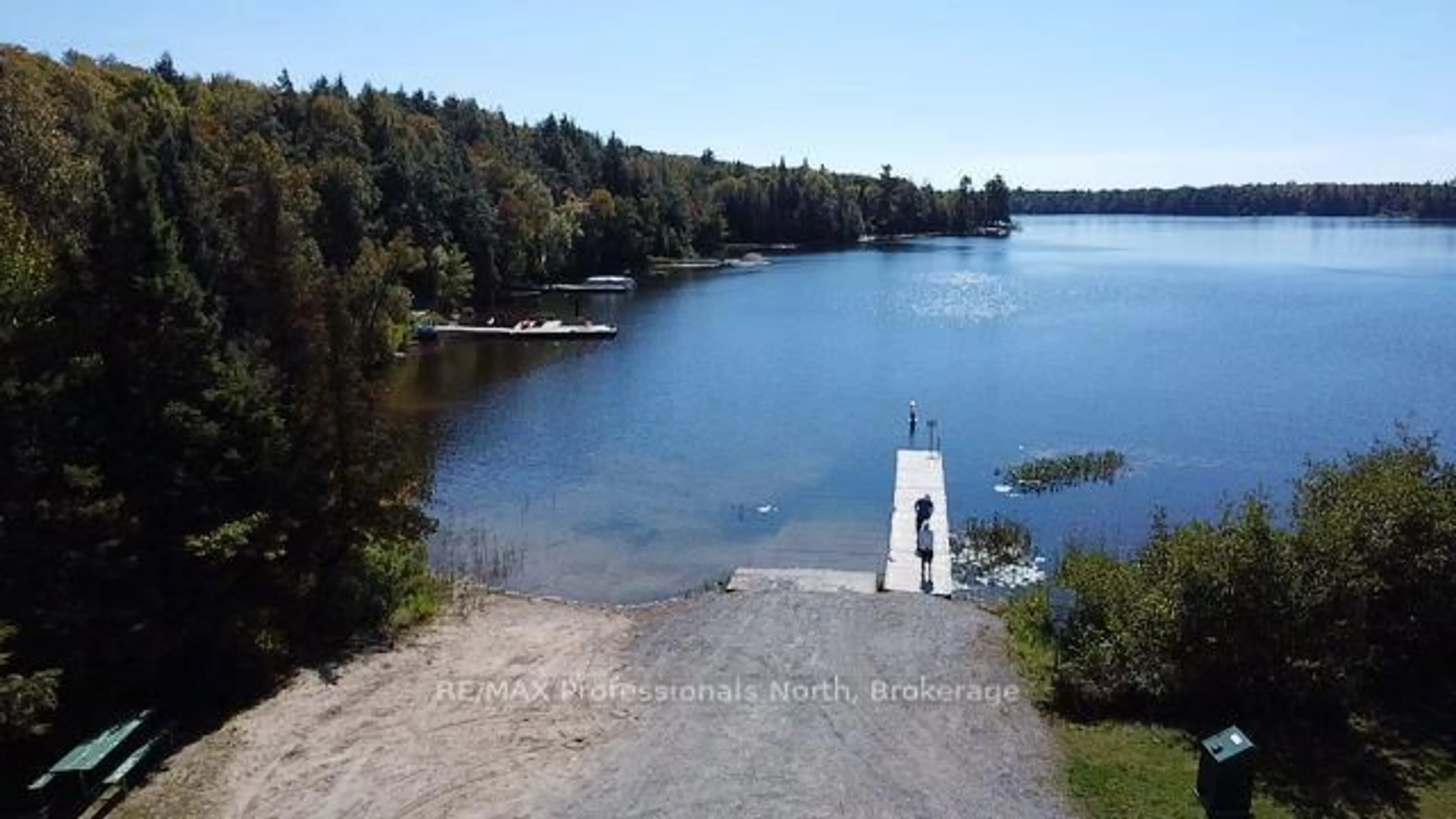 A pic from outside/outdoor area/front of a property/back of a property/a pic from drone, water/lake/river/ocean view for 298 Angus Point Rd, Machar Ontario P0A 1X0