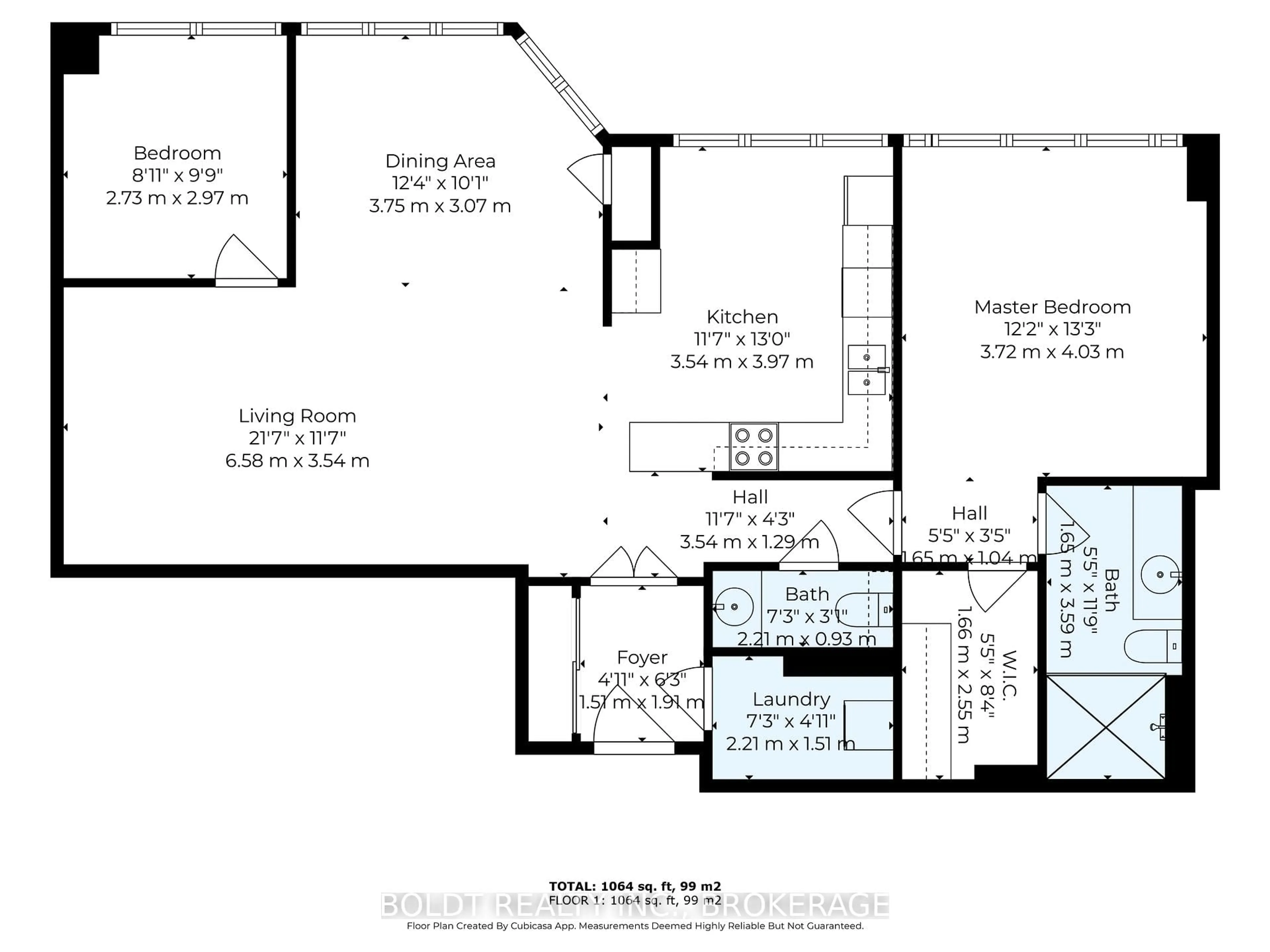Floor plan for 3 Towering Heights Blvd #501, St. Catharines Ontario L2T 4A4
