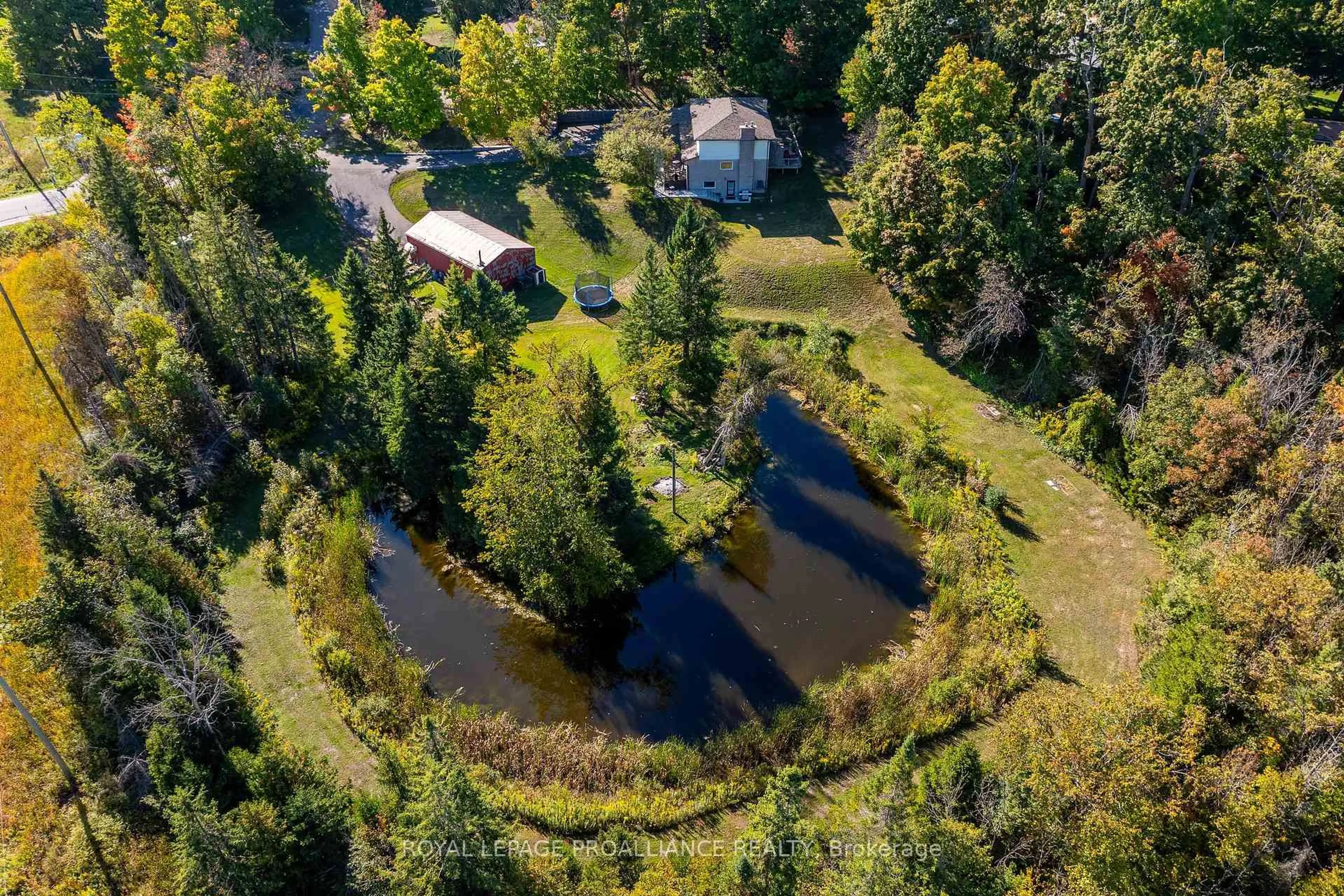 A pic from outside/outdoor area/front of a property/back of a property/a pic from drone, water/lake/river/ocean view for 9 Leanne Ave, Otonabee-South Monaghan Ontario K9J 6X8
