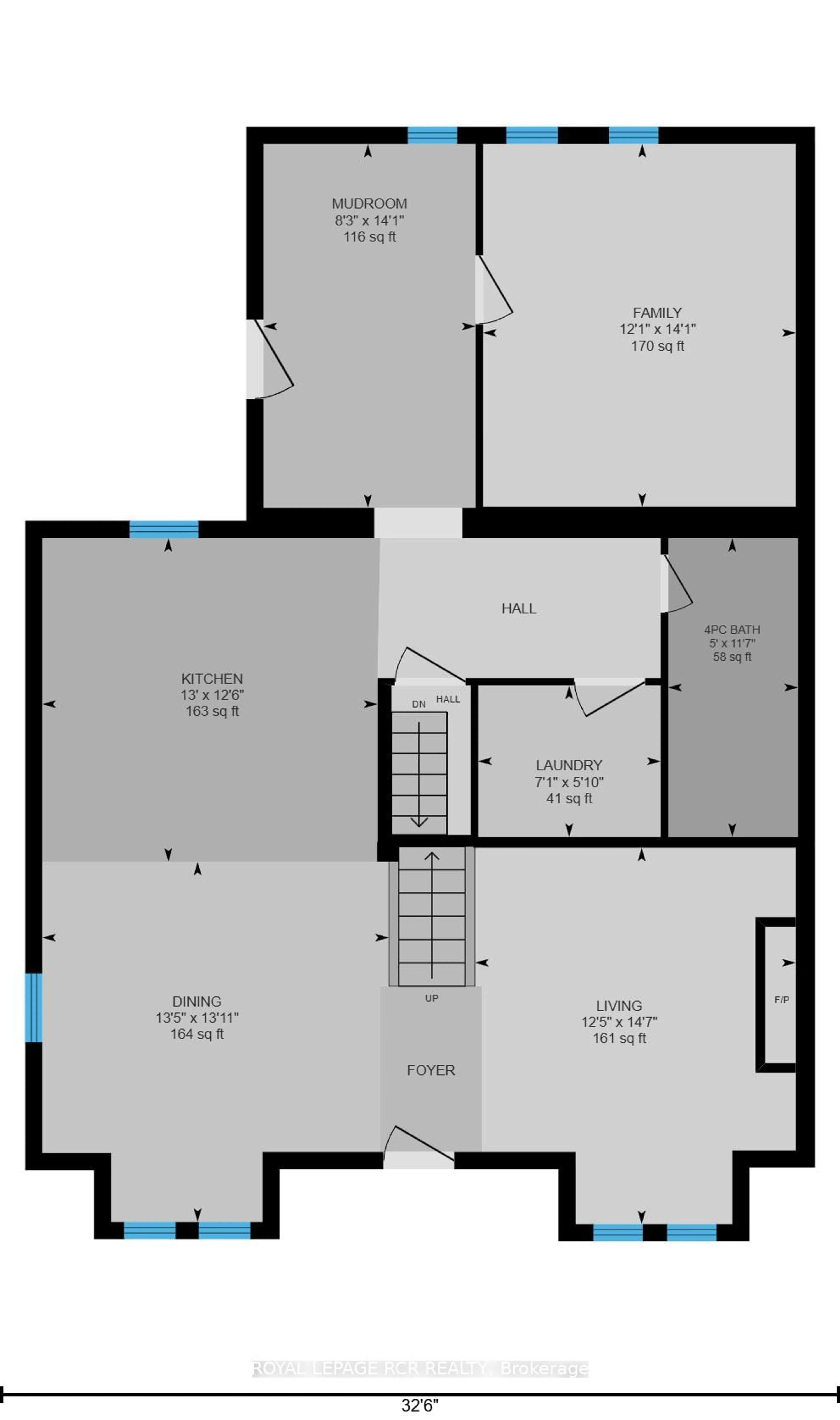 Floor plan for 349 Smith St, Wellington North Ontario N0G 1A0
