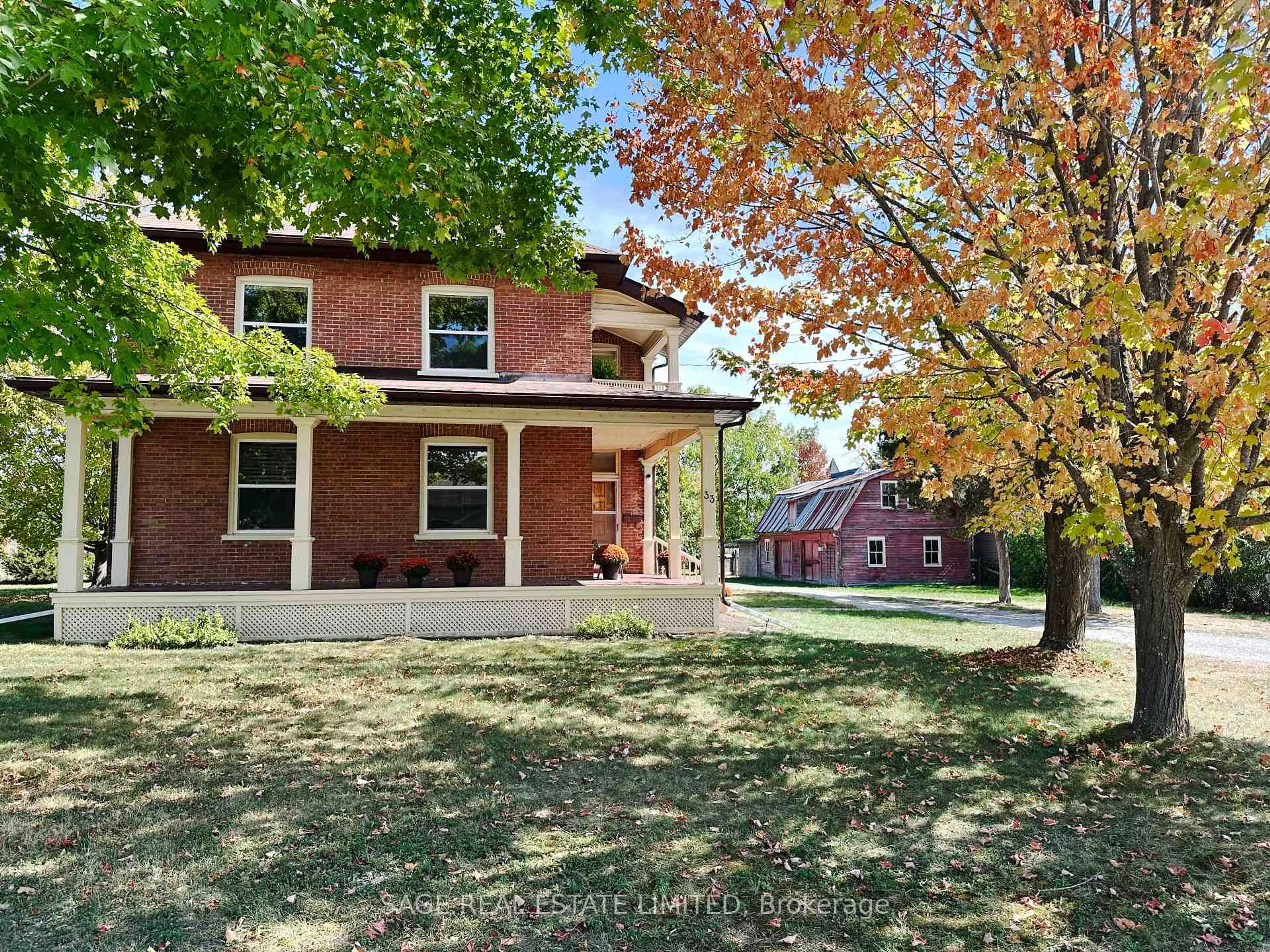 Home with brick exterior material, street for 33 John St, Kawartha Lakes Ontario K0M 1A0