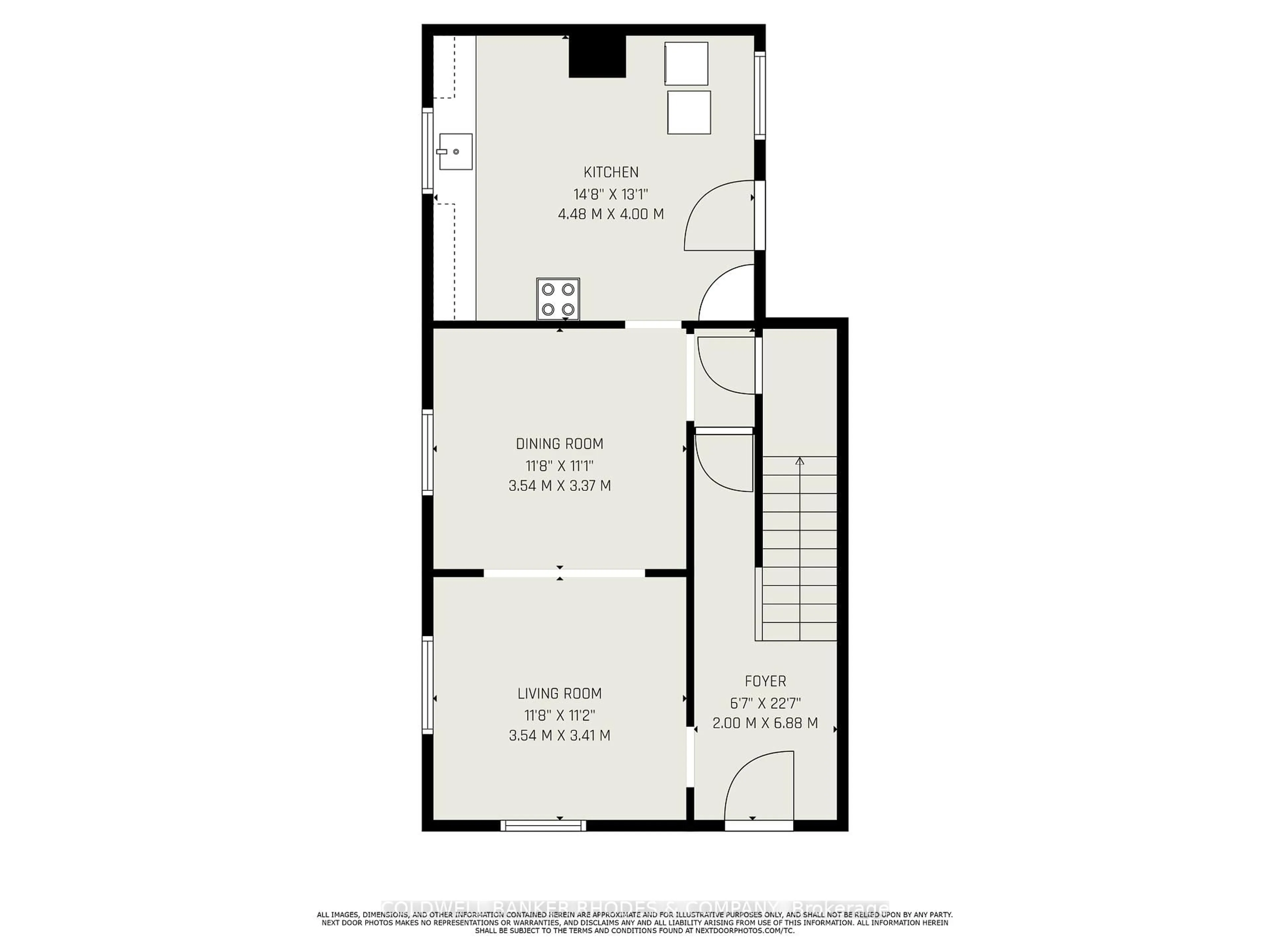 Floor plan for 309 Picton Ave, Ottawa Ontario K1Z 6V4