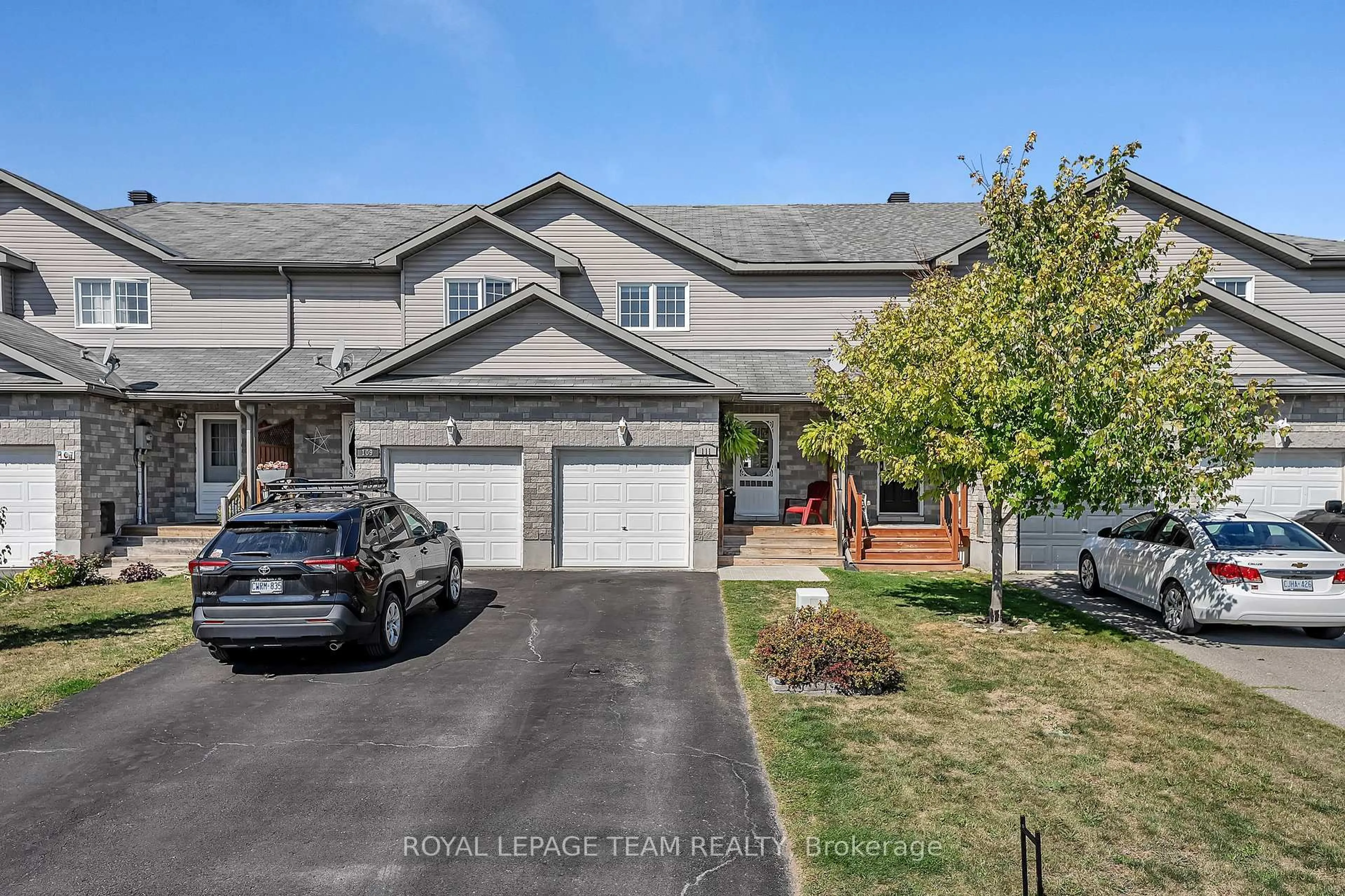 A pic from outside/outdoor area/front of a property/back of a property/a pic from drone, street for 111 Raina Way, North Grenville Ontario K0G 1J0