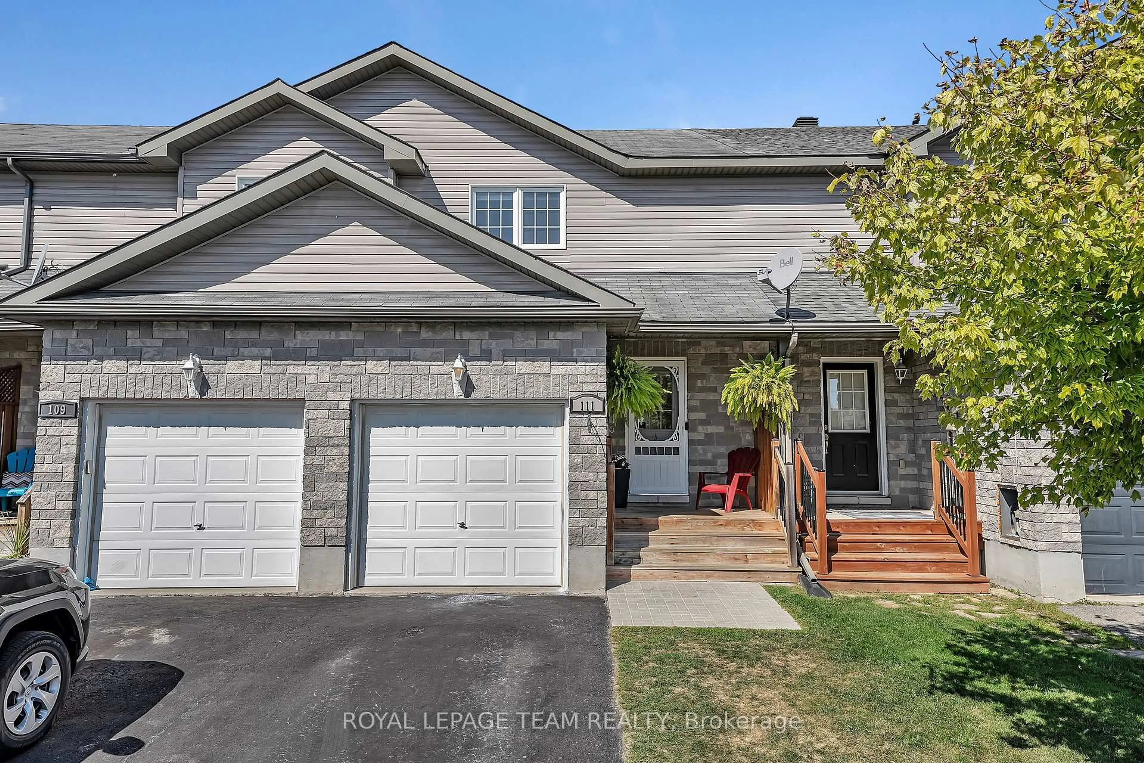 Home with brick exterior material, street for 111 Raina Way, North Grenville Ontario K0G 1J0