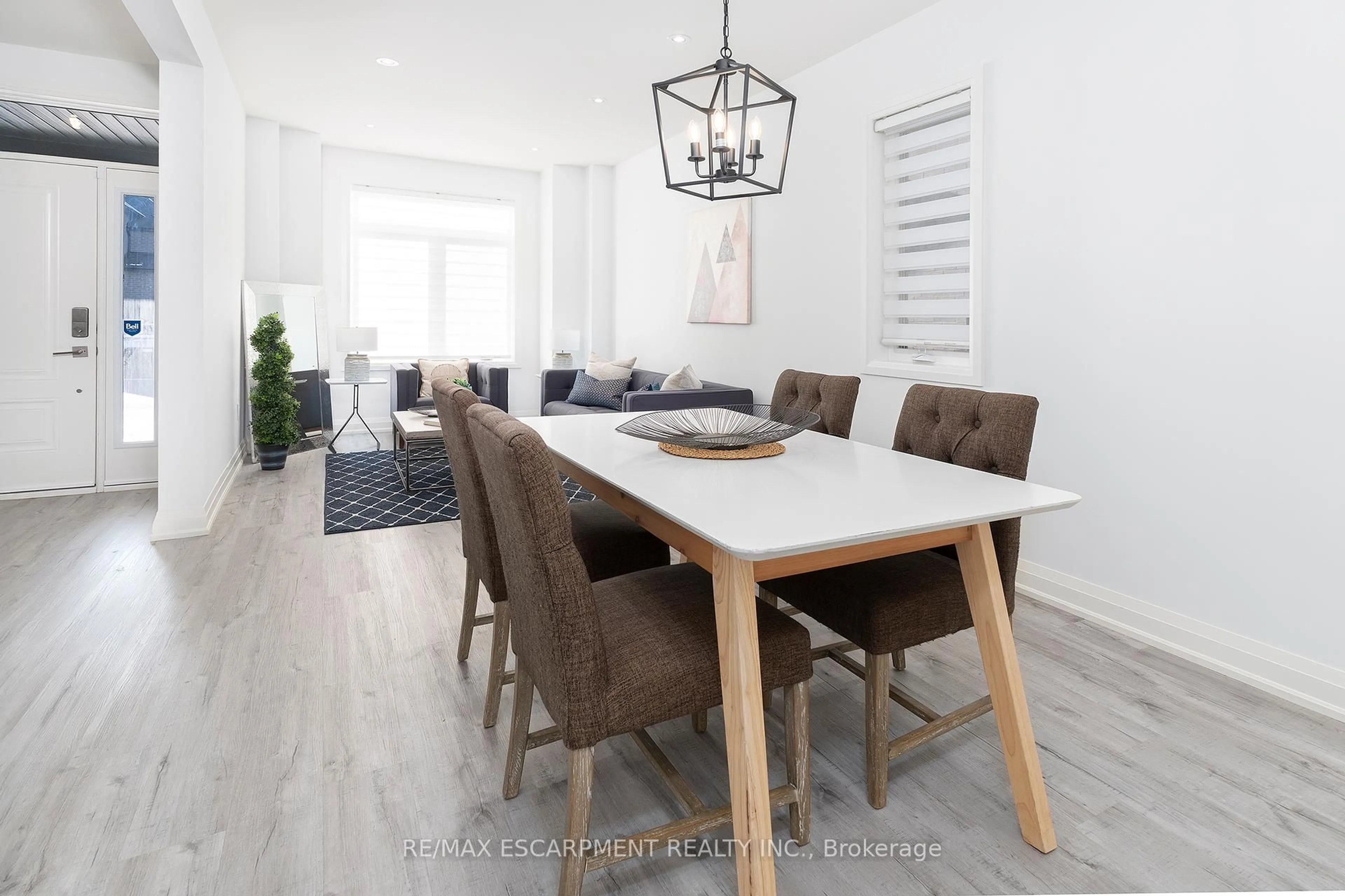 Dining room, wood/laminate floor for 388 KLEIN Circ, Hamilton Ontario L9G 3K9