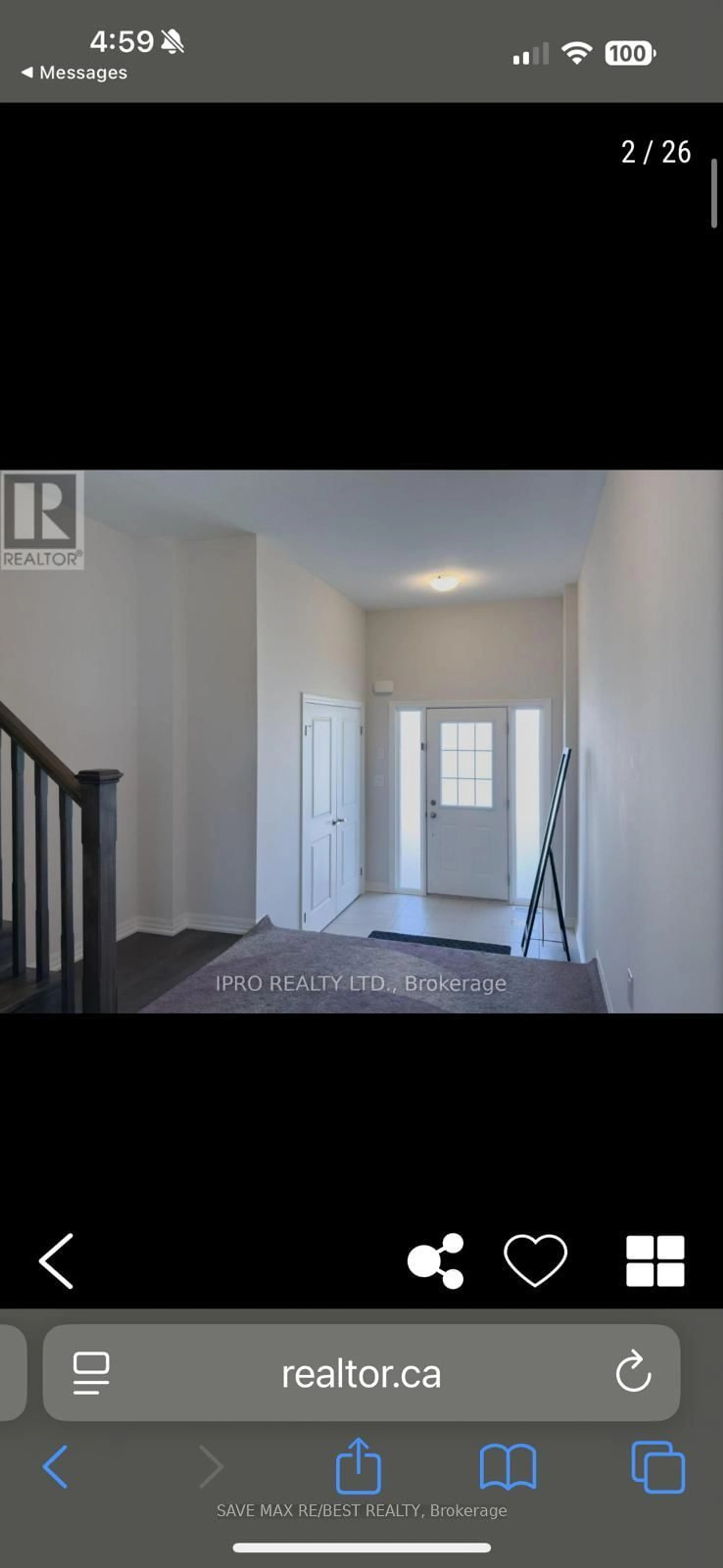 Indoor entryway for 127 Hillcrest Rd, Port Colborne Ontario L3K 6E6