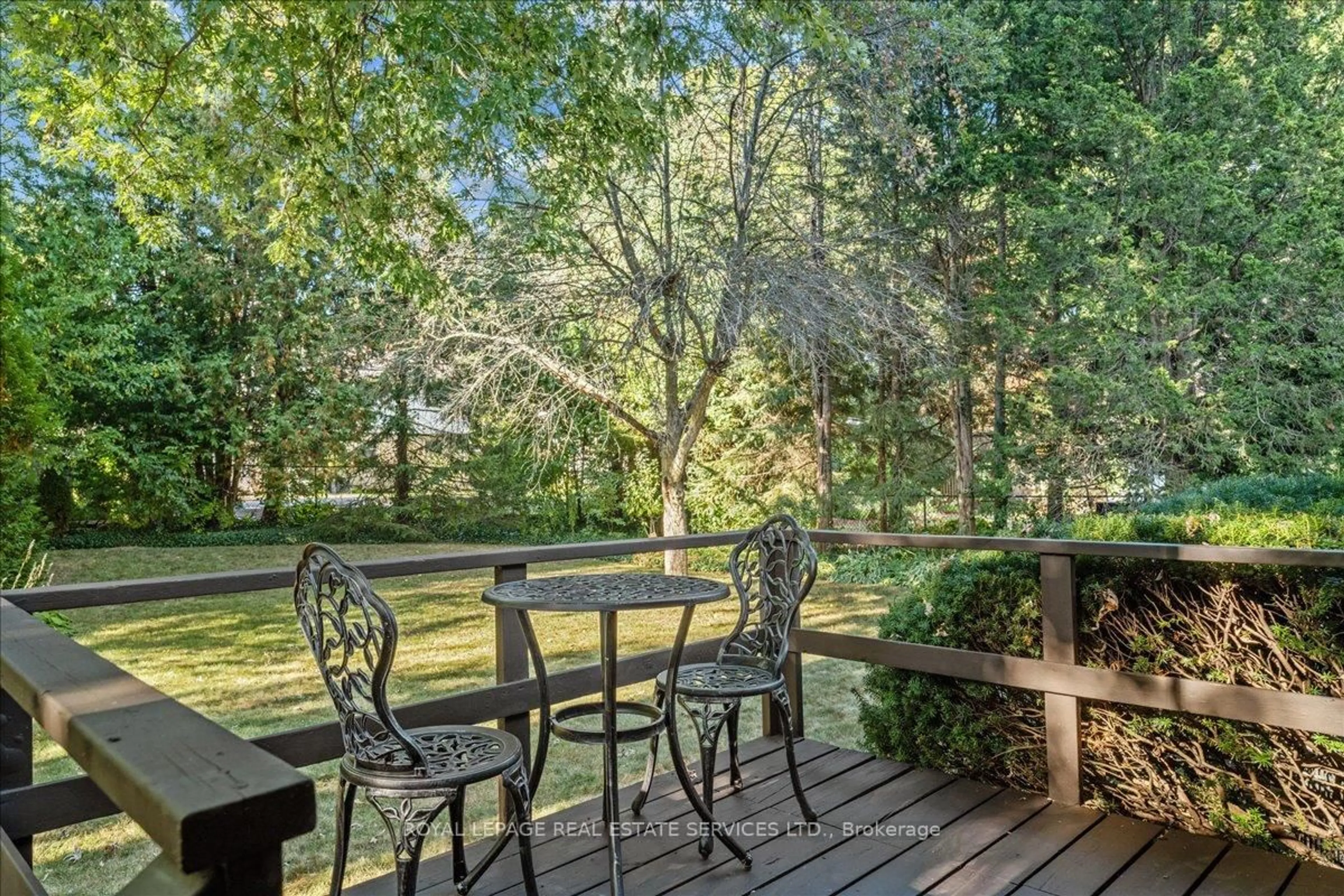 Patio, forest/trees view for 25 Regency Rd, London North Ontario N6H 4A7