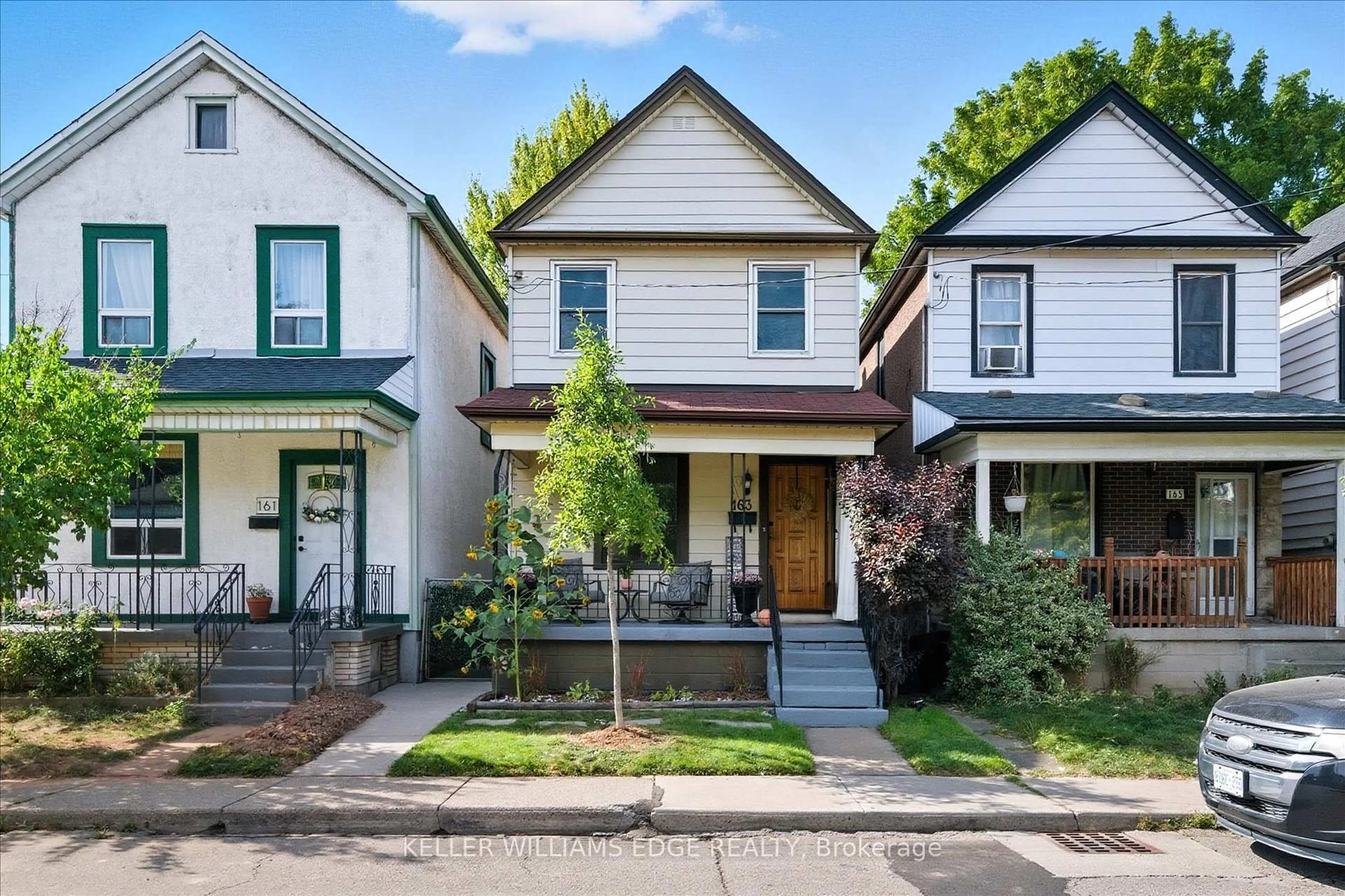 Home with brick exterior material, street for 163 Grosvenor Ave, Hamilton Ontario L8L 7S7