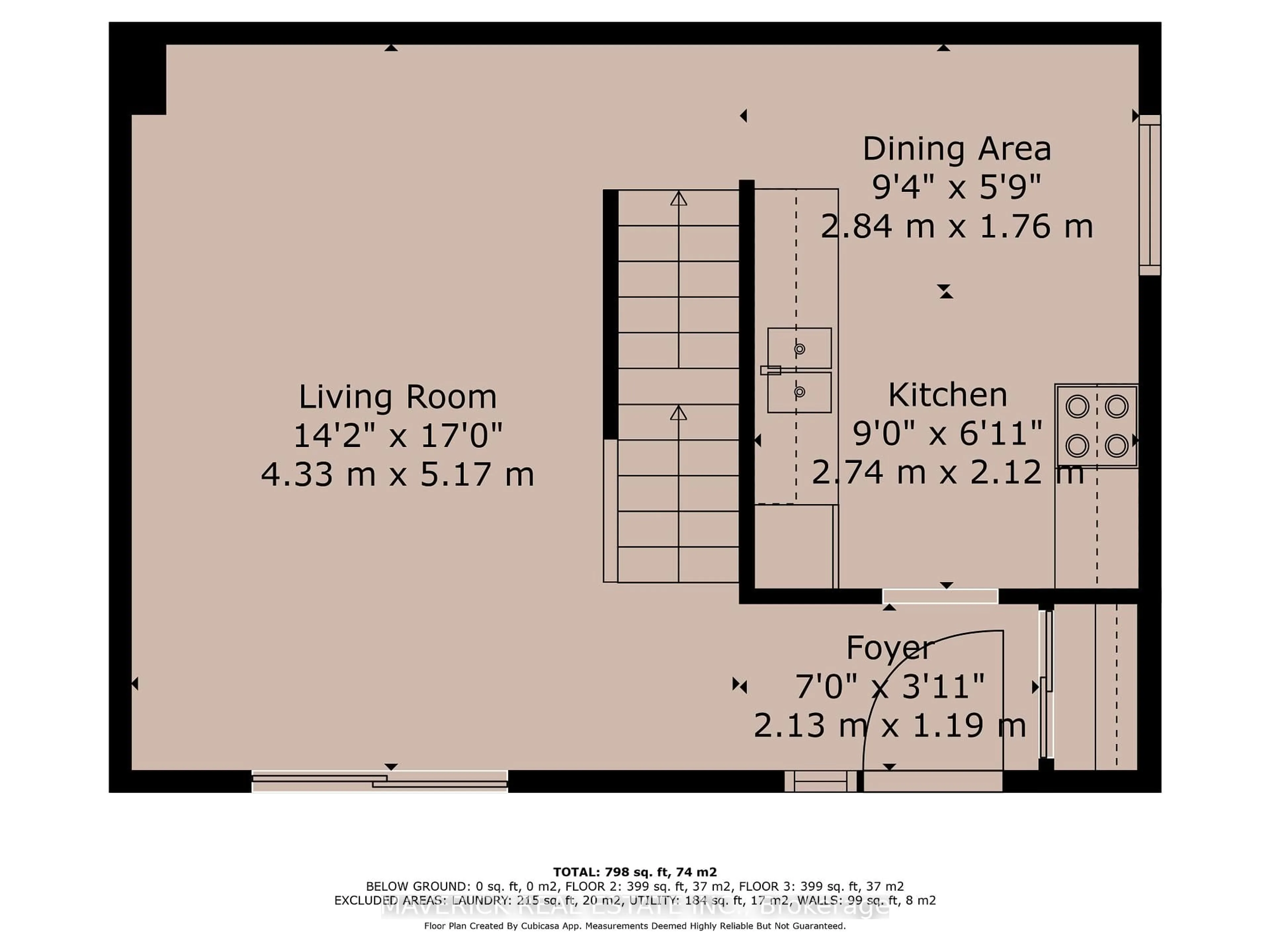 Floor plan for 135 Andover Dr #35, London South Ontario N6J 4C2