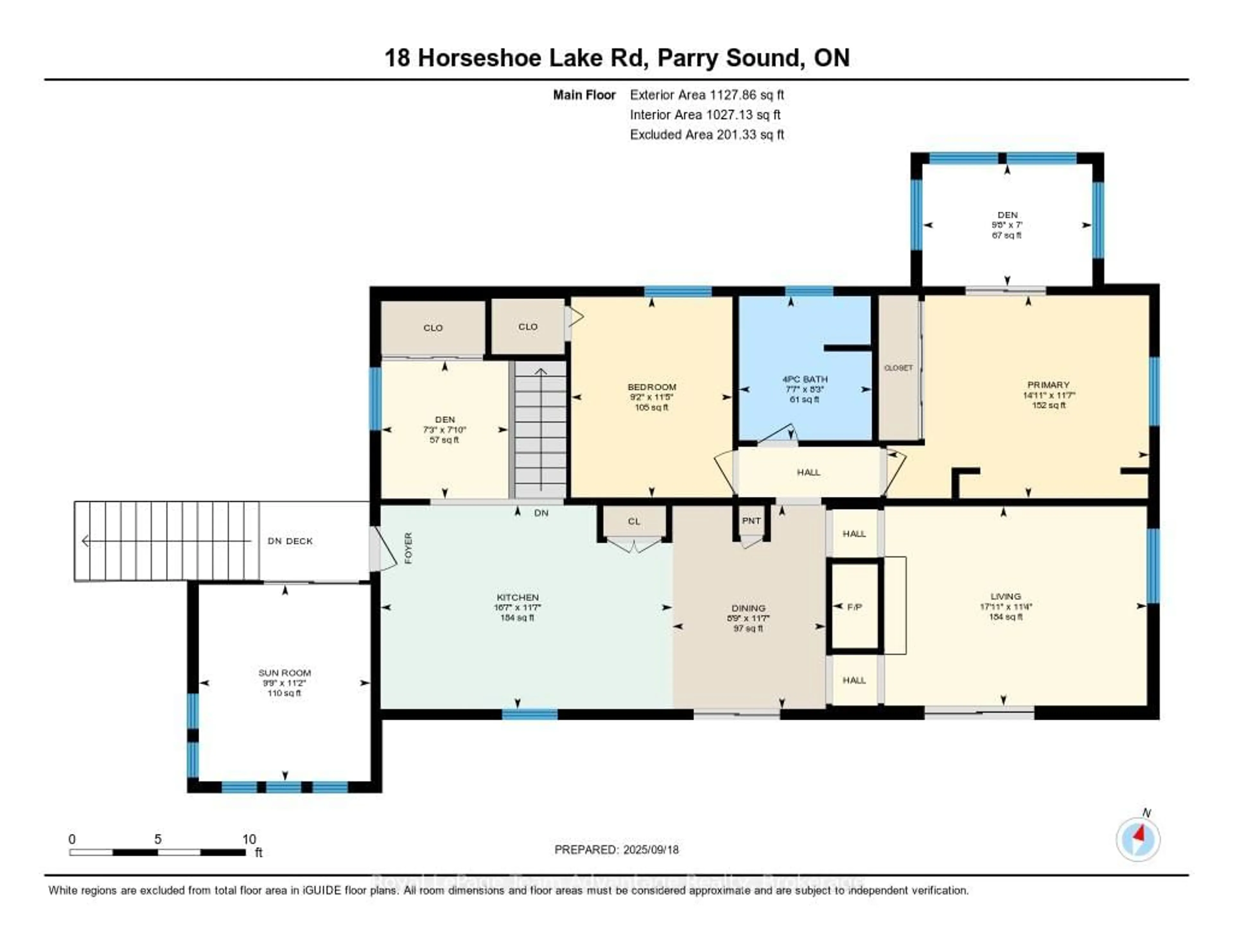 Floor plan for 18 Horseshoe Lake Rd, Seguin Ontario P2A 2W8
