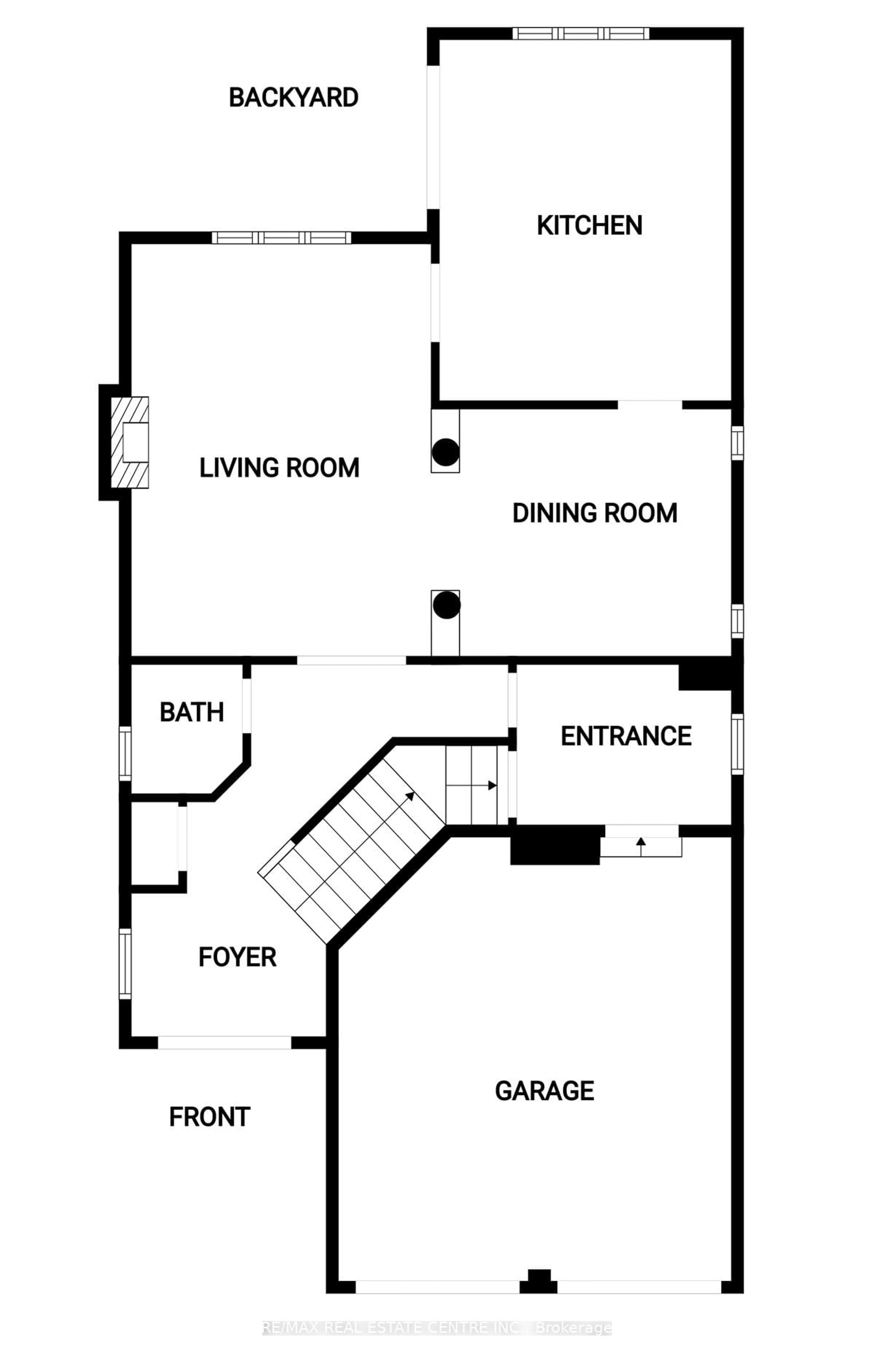 Floor plan for 35 Eringate Dr, Hamilton Ontario L8J 3Y4