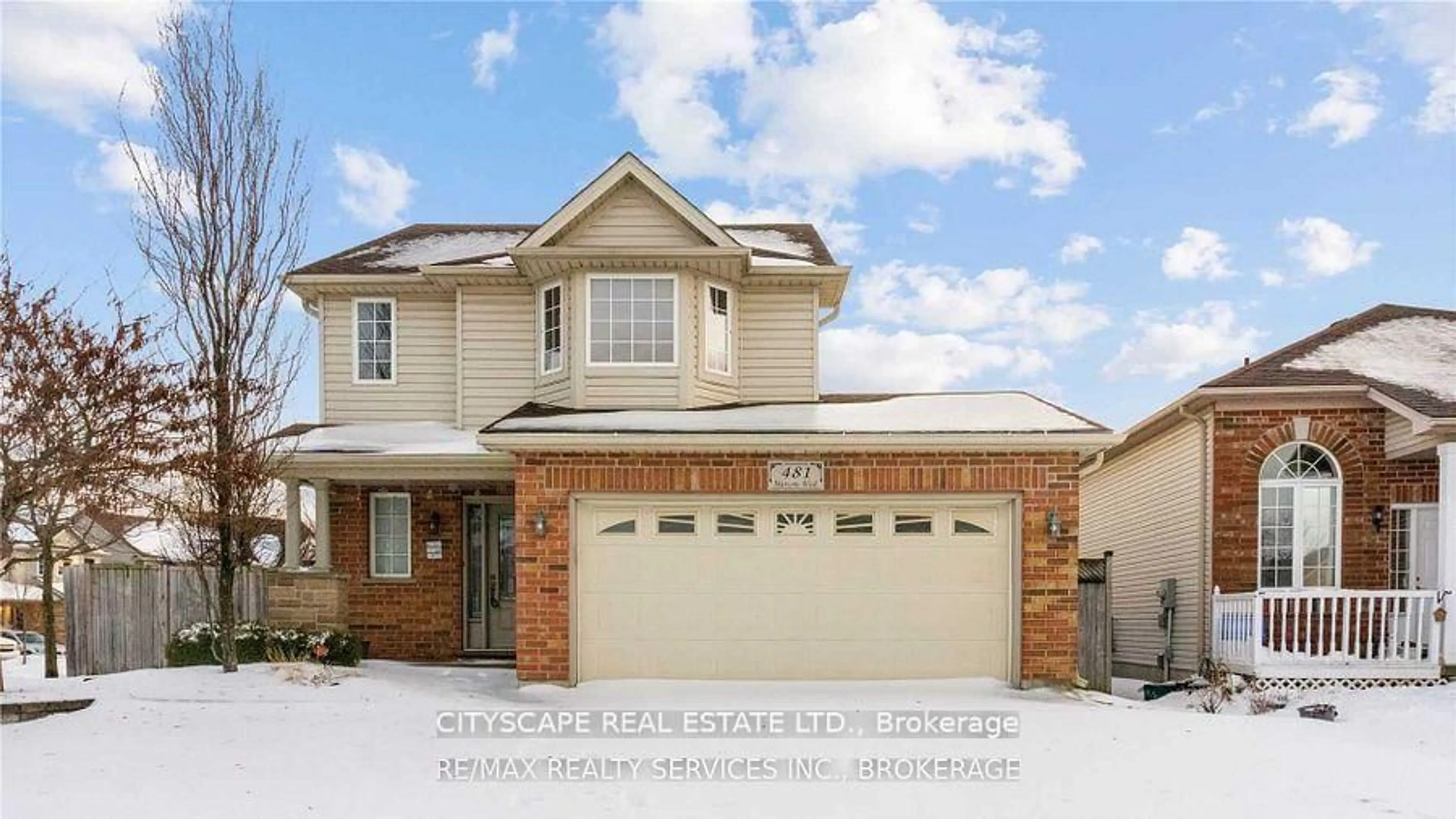 Home with brick exterior material, street for 481 Marconi Blvd, London East Ontario N5V 5E7