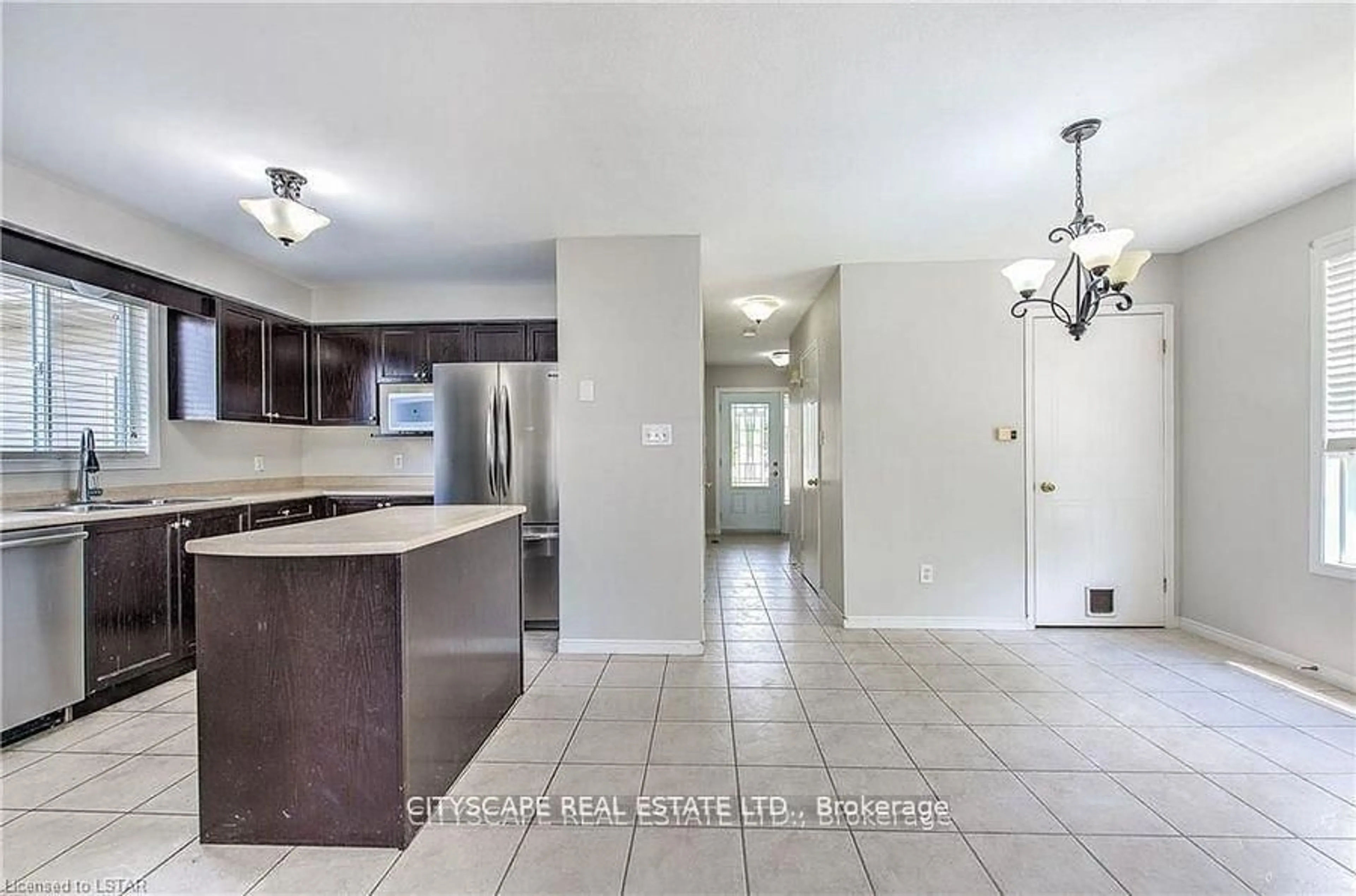 Open concept kitchen, ceramic/tile floor for 481 Marconi Blvd, London East Ontario N5V 5E7
