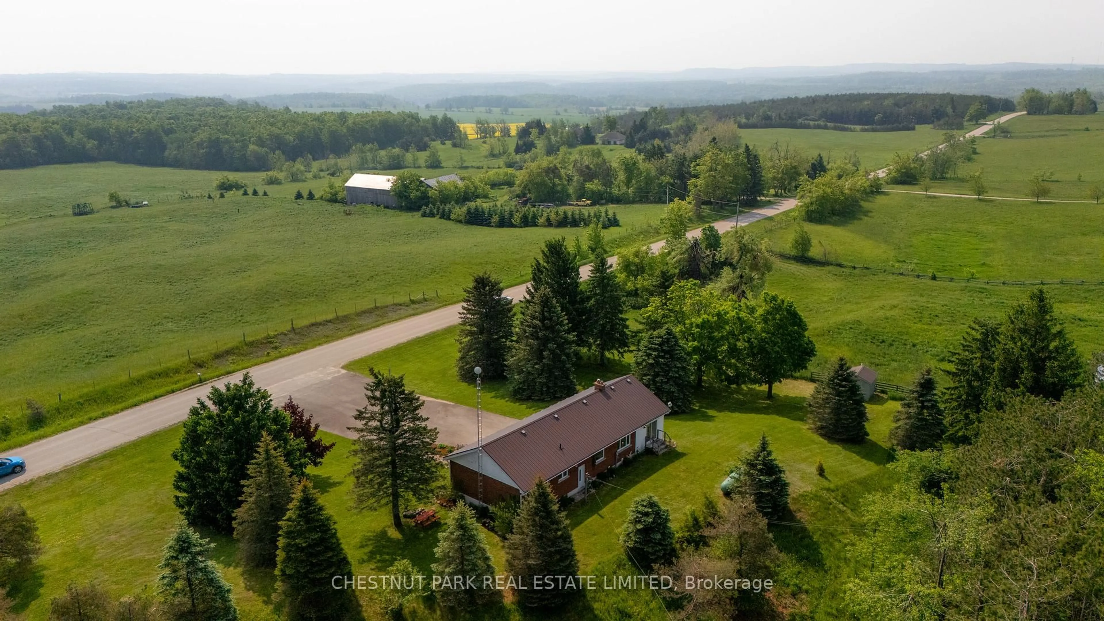 A pic from outside/outdoor area/front of a property/back of a property/a pic from drone, unknown for 676400 Centre Rd, Mulmur Ontario L9V 0E1