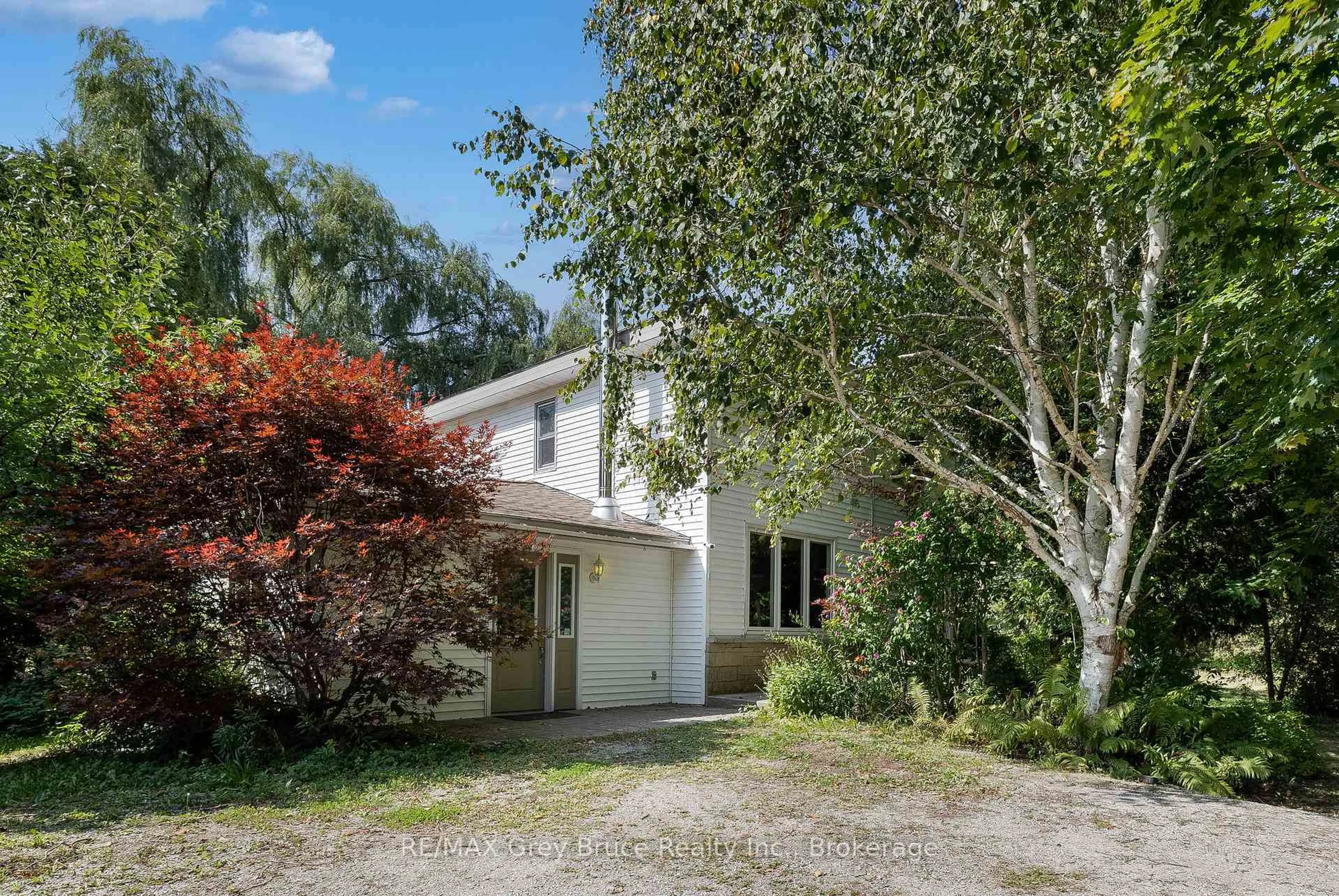 A pic from outside/outdoor area/front of a property/back of a property/a pic from drone, street for 7011 Highway 6, Northern Bruce Peninsula Ontario N0H 2R0