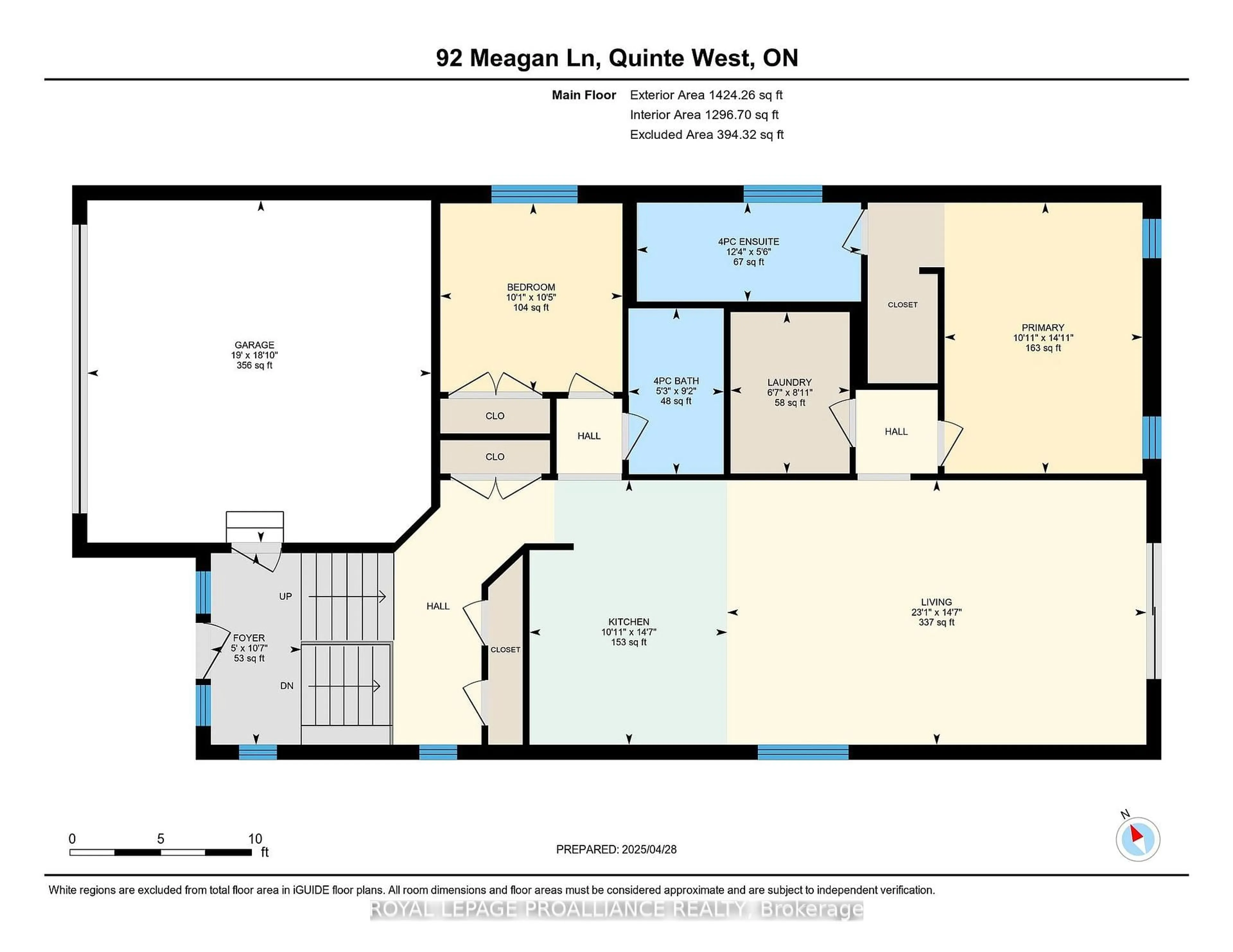 Floor plan for 92 Meagan Lane, Hastings Ontario K0K 2C0