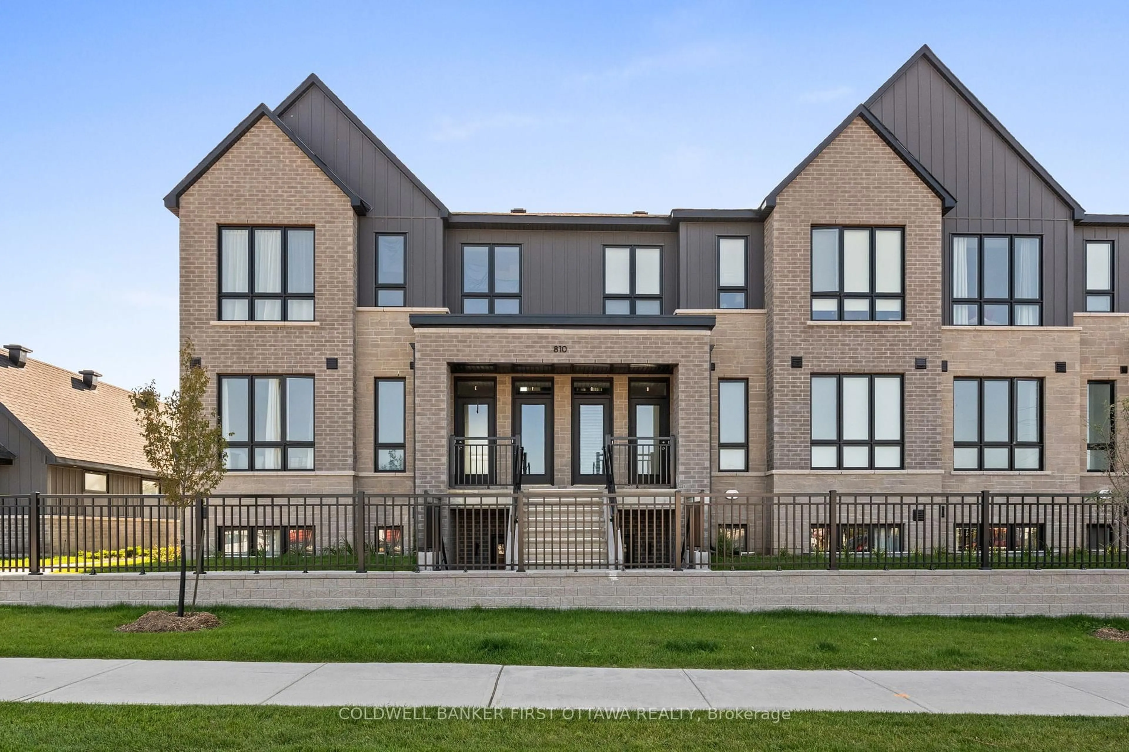 Home with brick exterior material, street for 810 Roger Griffiths Ave #D, Kanata Ontario K2S 3A9