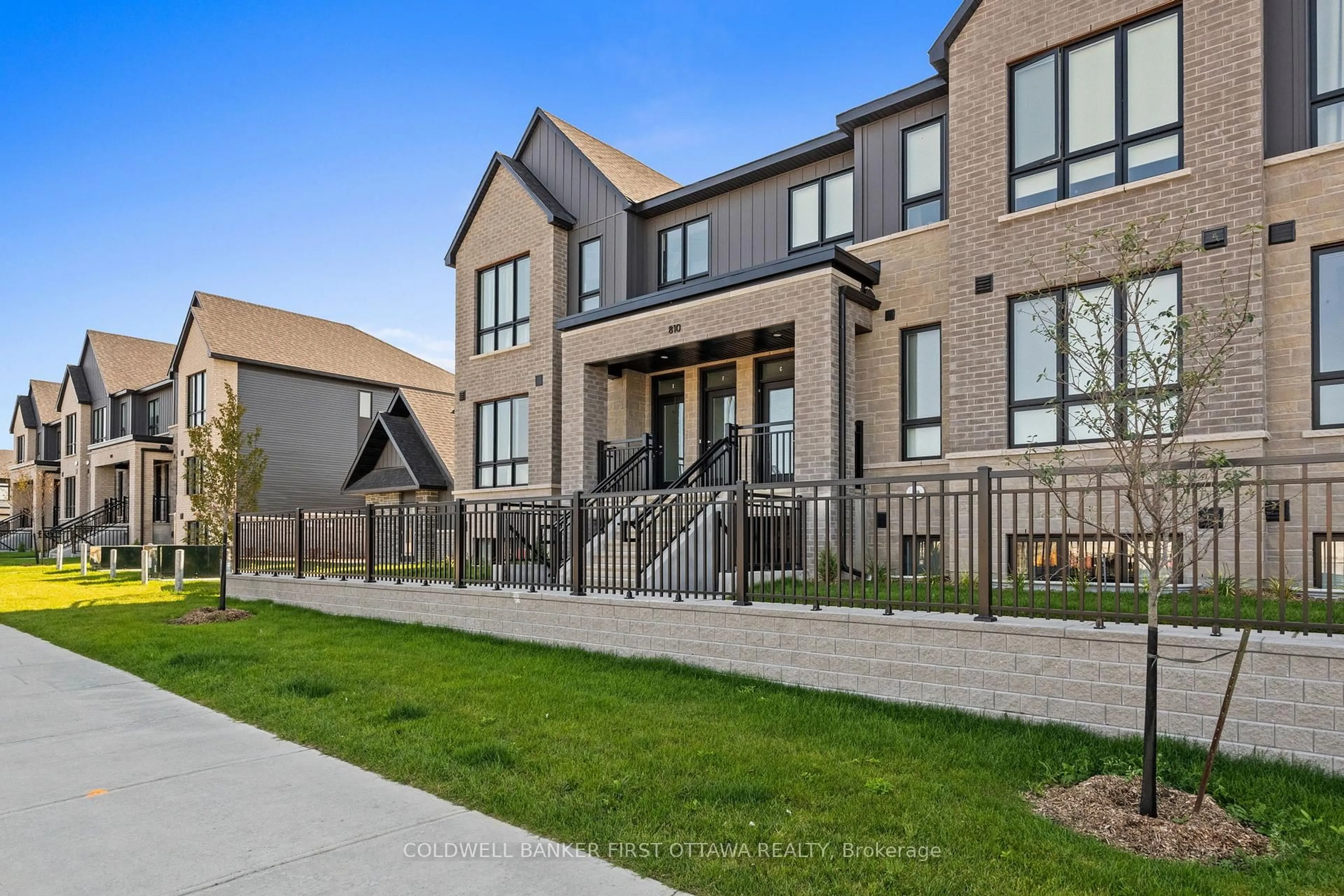 Home with brick exterior material, street for 810 Roger Griffiths Ave #D, Kanata Ontario K2S 3A9
