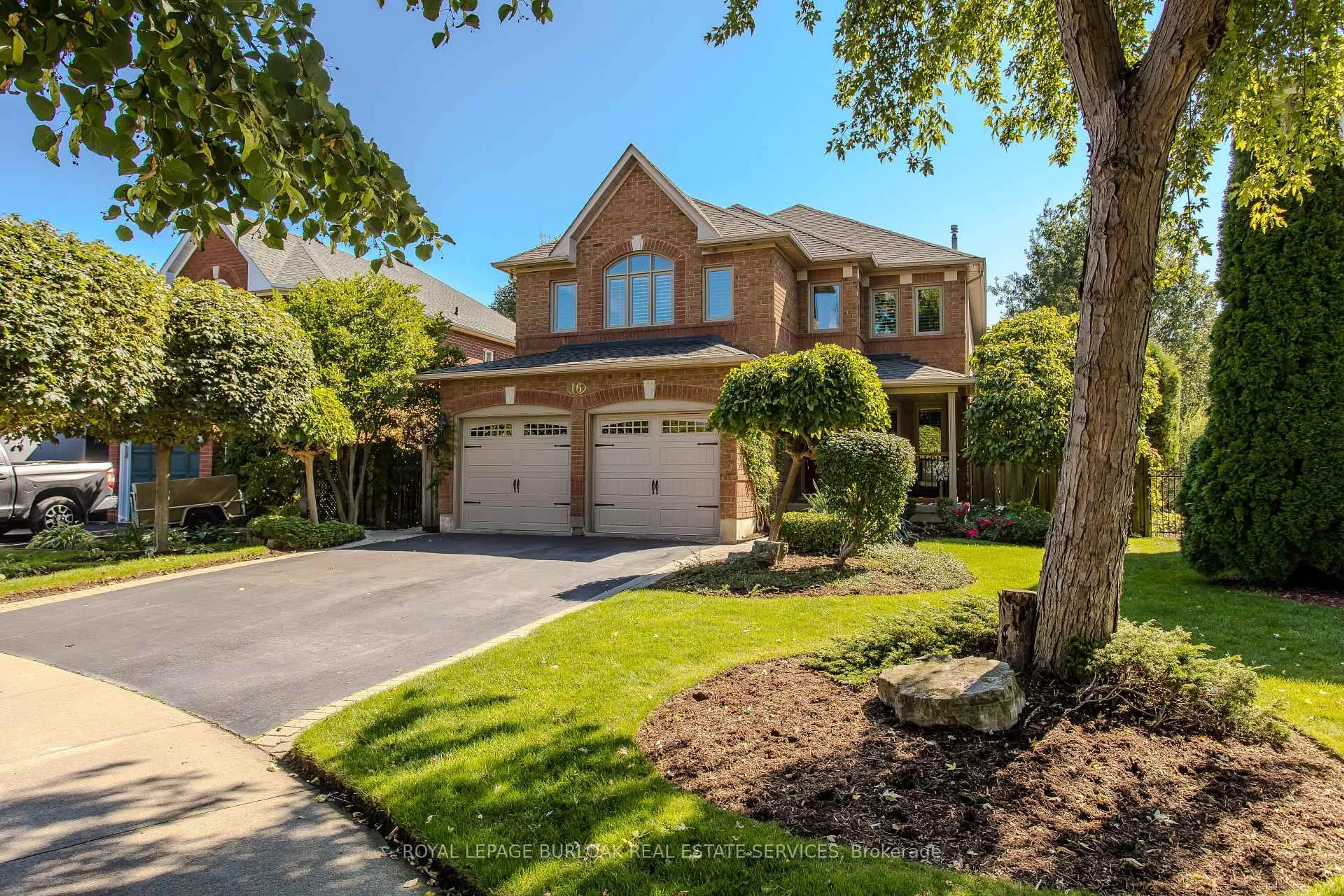 Home with brick exterior material, street for 16 Arnhem Crt, Hamilton Ontario L8B 0P2