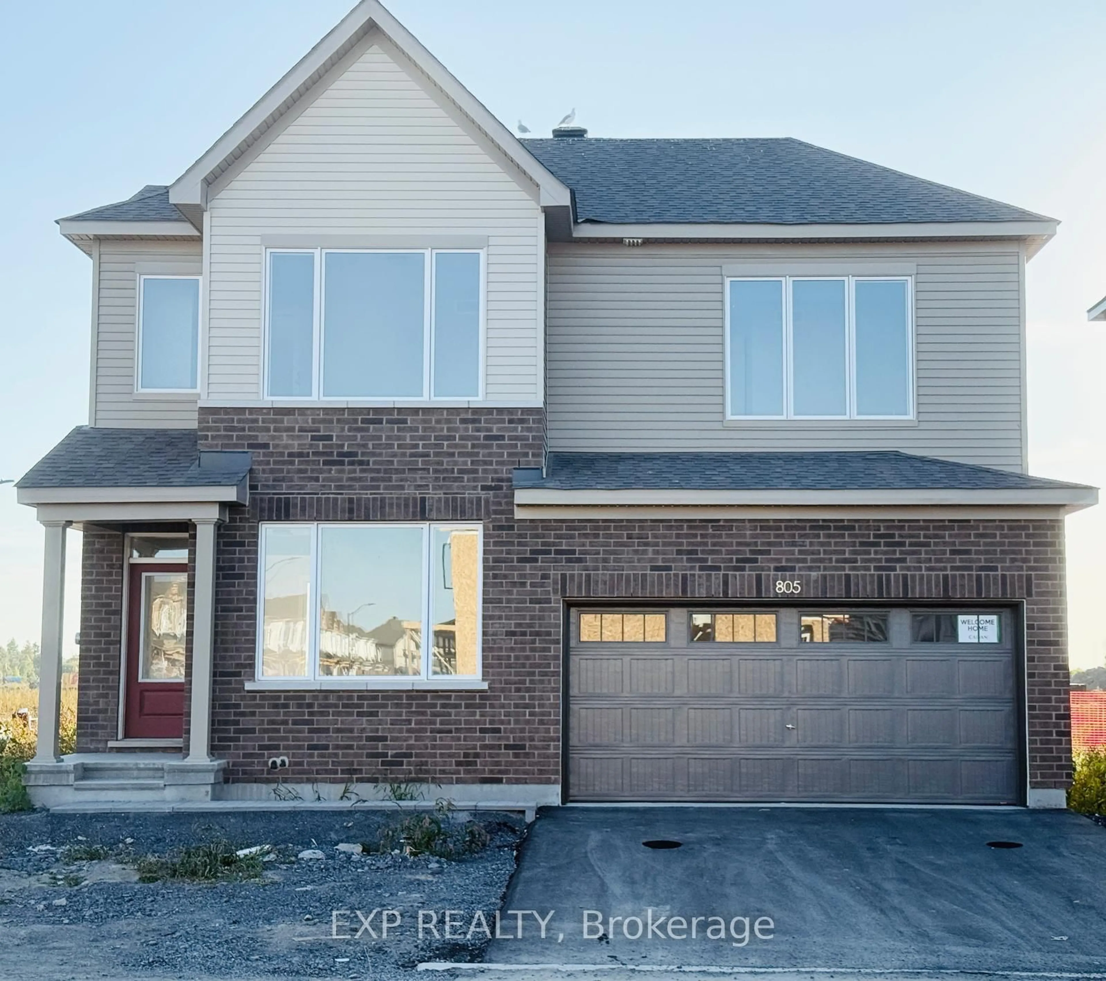 Home with brick exterior material, street for 805 Anemone Mews, Ottawa Ontario K2J 0K6