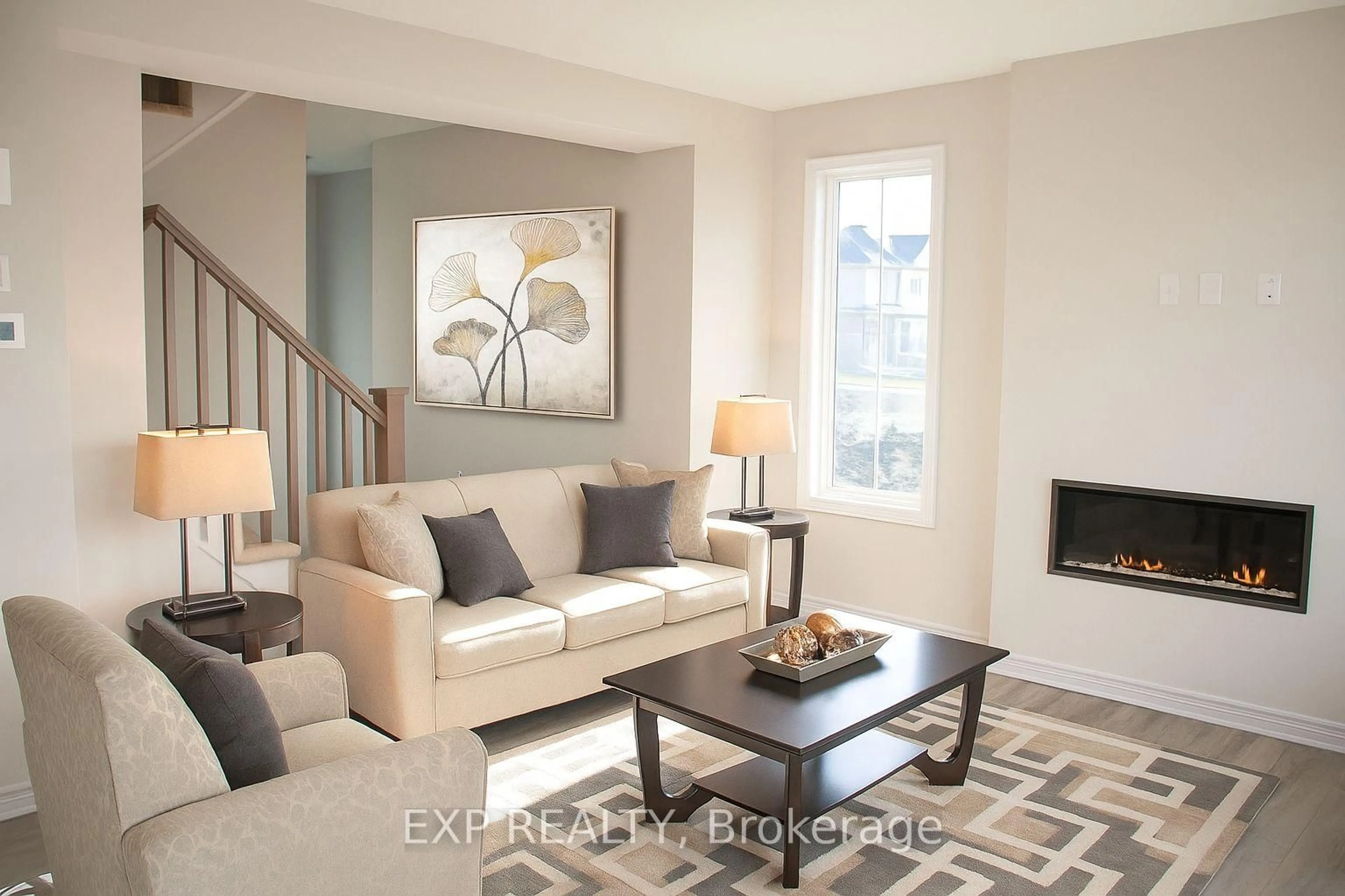 Living room with furniture, unknown for 805 Anemone Mews, Ottawa Ontario K2J 0K6